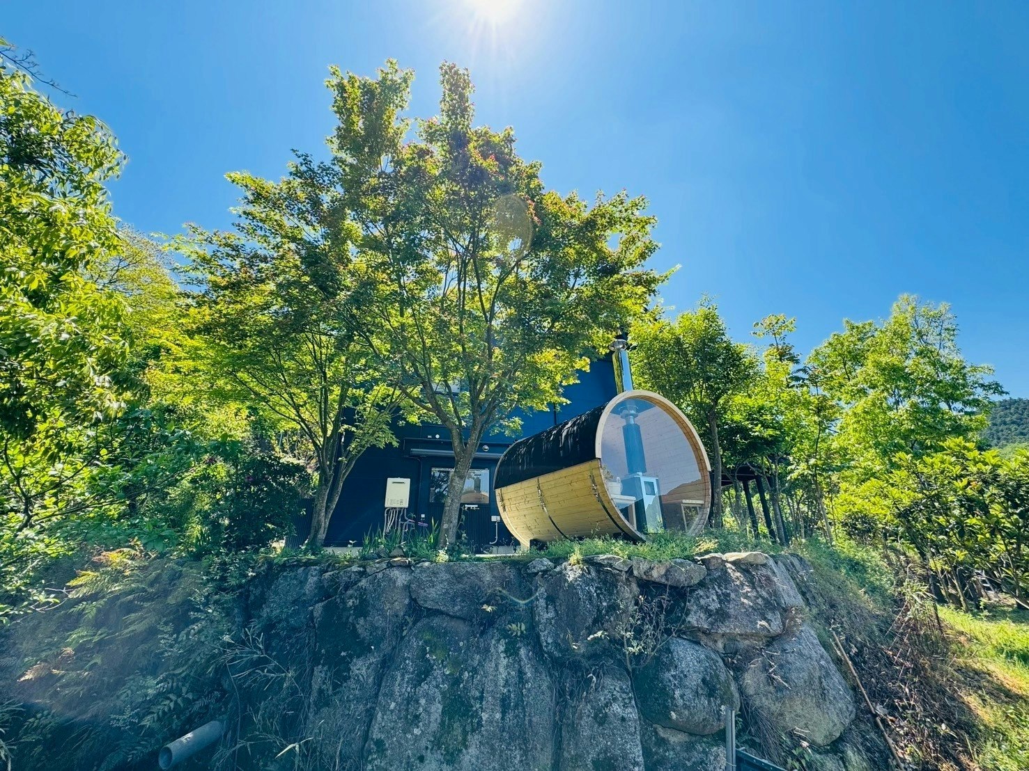 天空の麓糸島!屋上展望パノラマ、露天風呂絶景サウナ、BBQ ペット可、16人、駐車場5台、花鳥風月