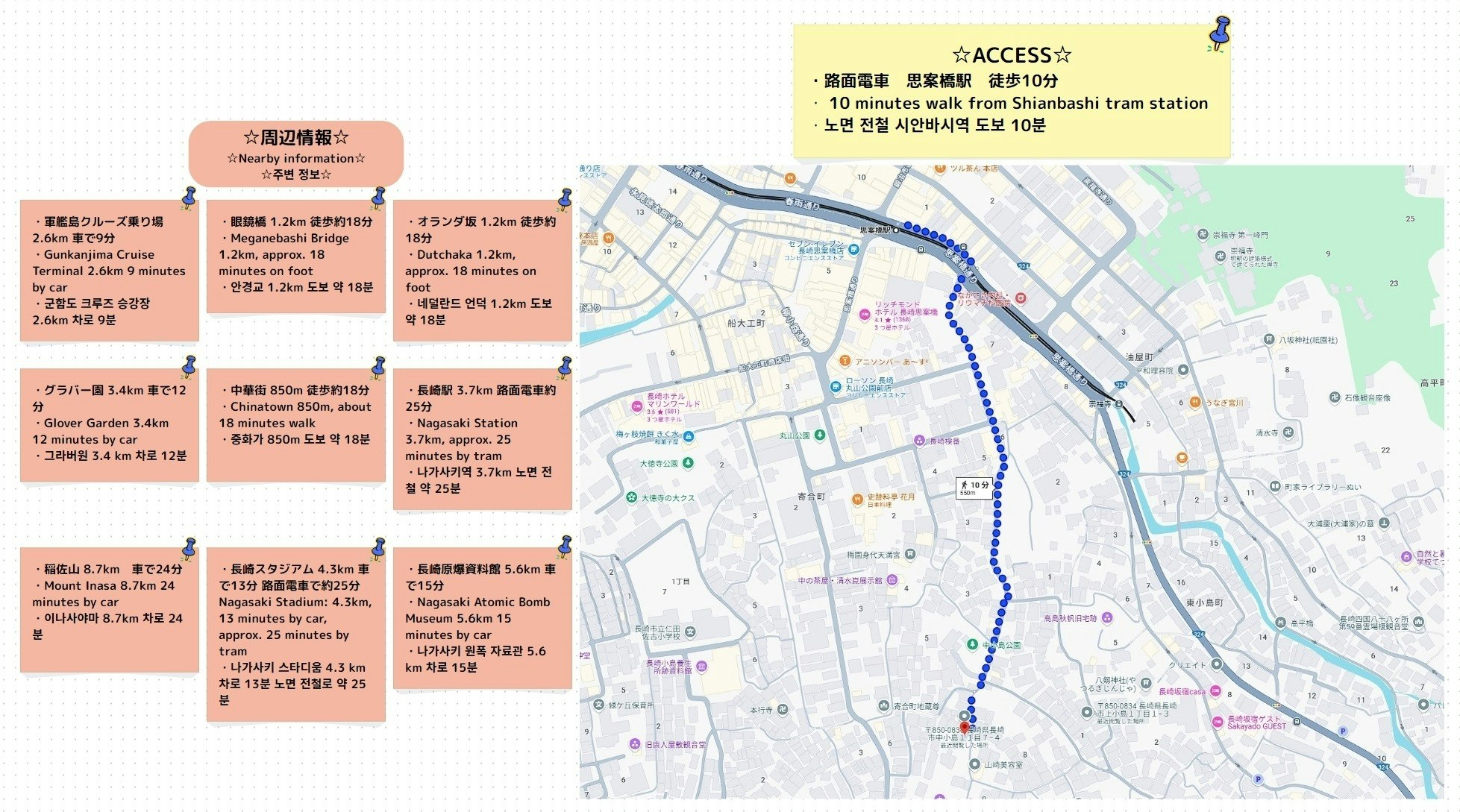 【思案橋・中華街近く】寝室3部屋/最大7人/古民家リノベーション/セルフチェックイン/長期滞在歓迎