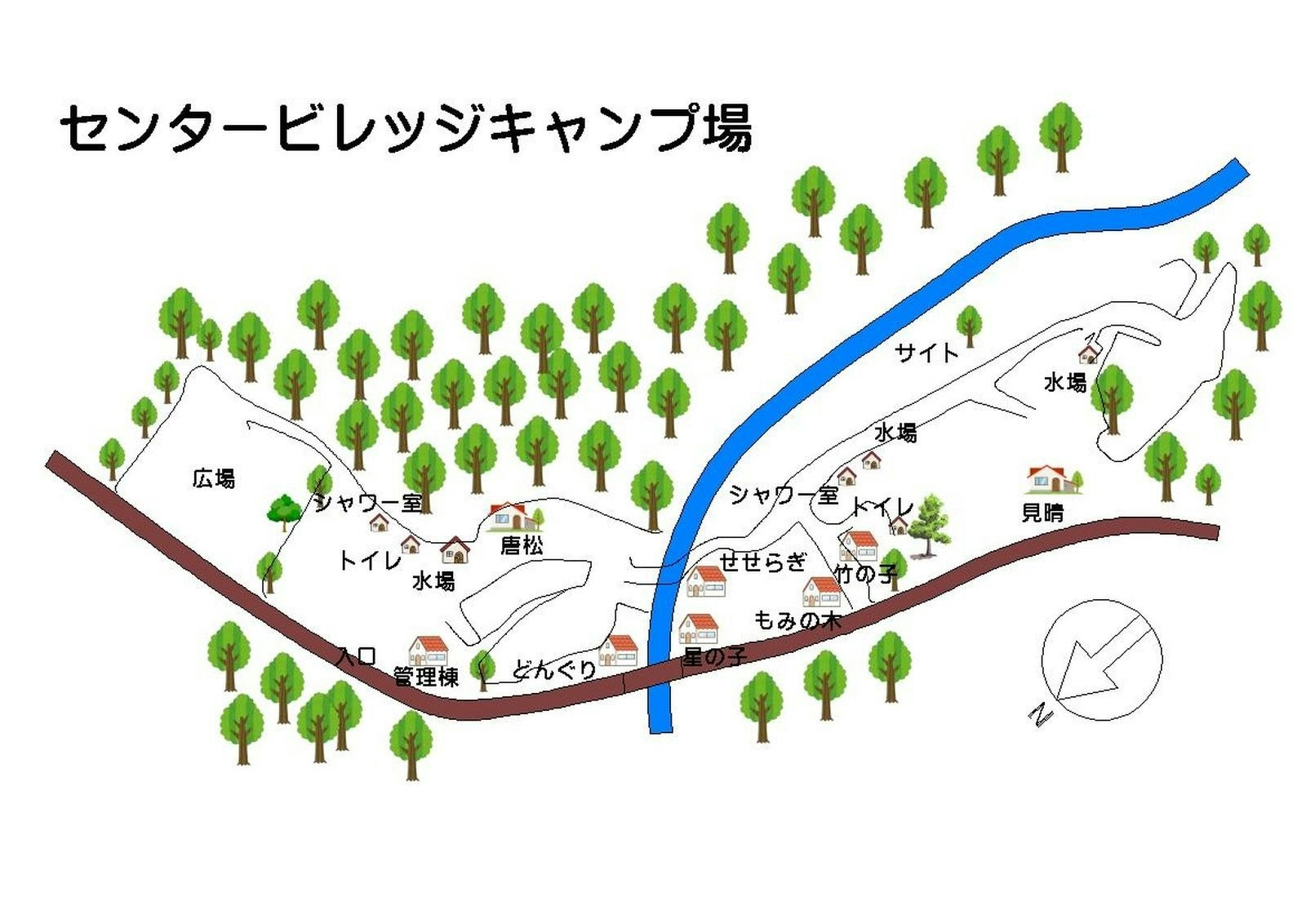 【コテージ】コテージ見晴し (10畳+DK+シャワー+ロフト付)