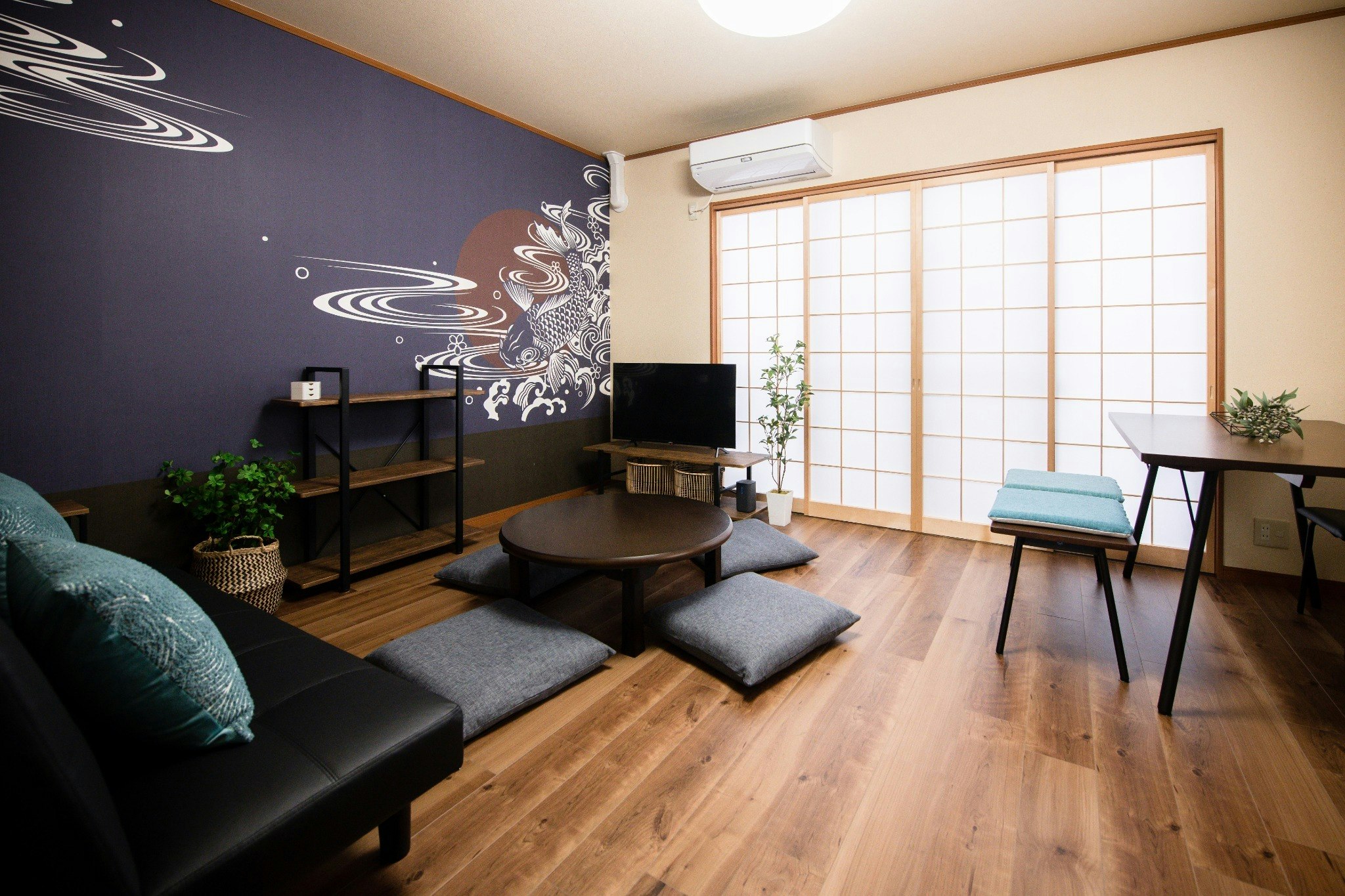 【お宿やおよろず柳水町】京都中心部|新築OPEN|無料駐車場付きの広々とした隠れ家で快適な京都ステイ