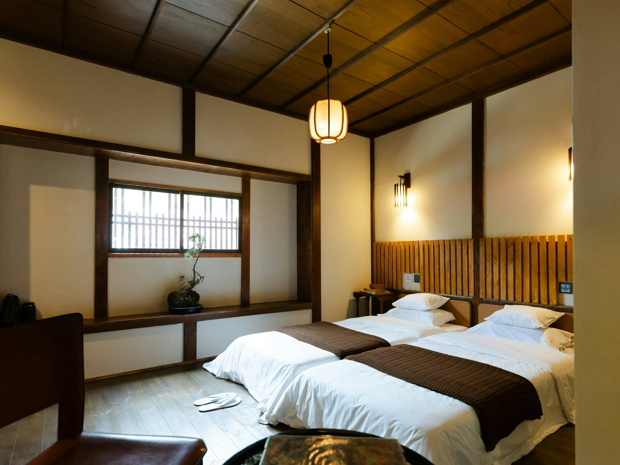 【禁煙】2階・奈良井ビュールーム(ツイン)/自社菜園の野菜や信州の食材を使ったお料理に舌鼓