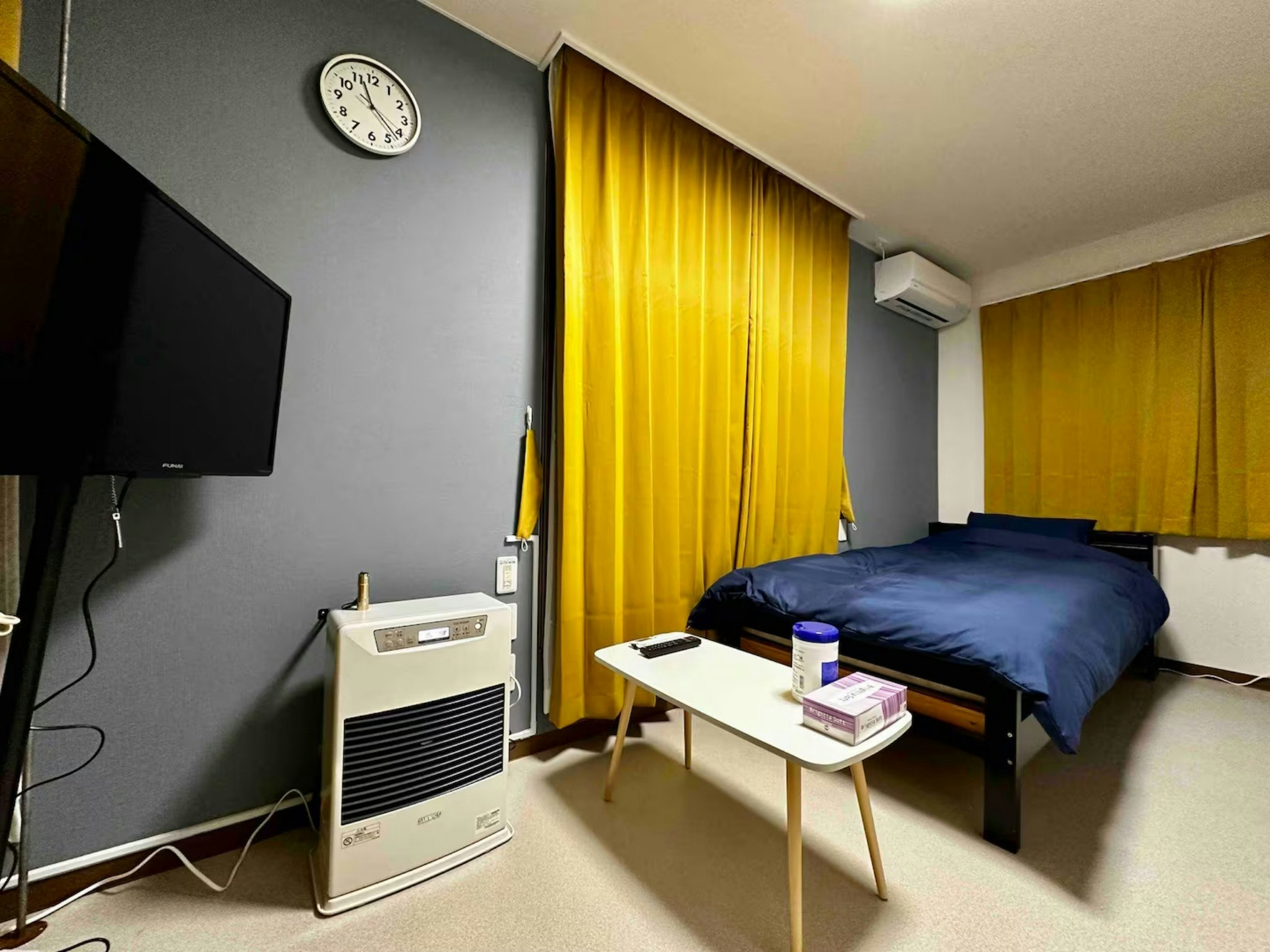 【1】地下鉄駅徒歩7分の格安アパートメント 最大2名滞在可でネット無料エアコンも完備