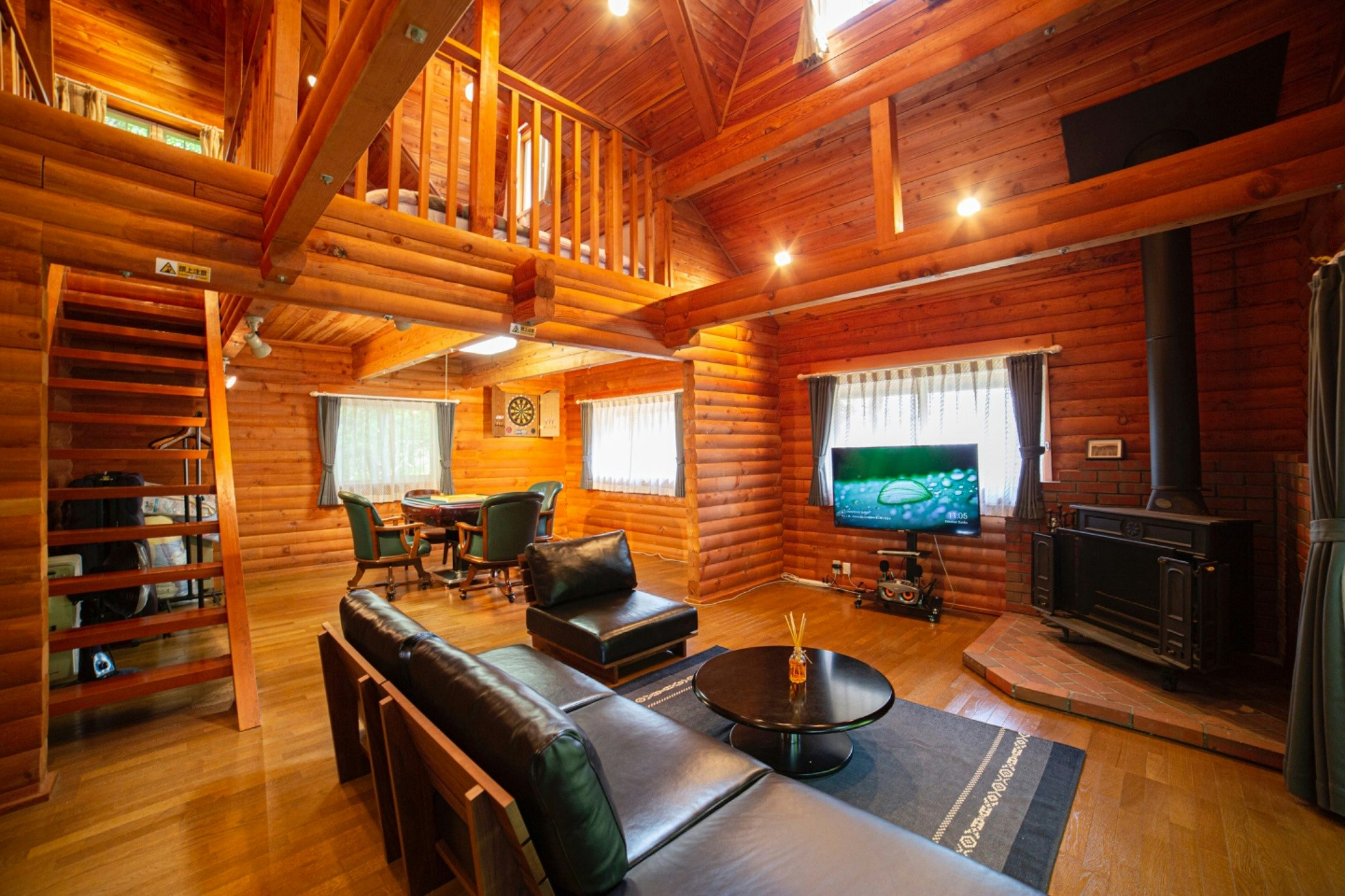 Villa017#ログハウス/BBQ/麻雀/ダーツ/エアコン付#R-45DE8B