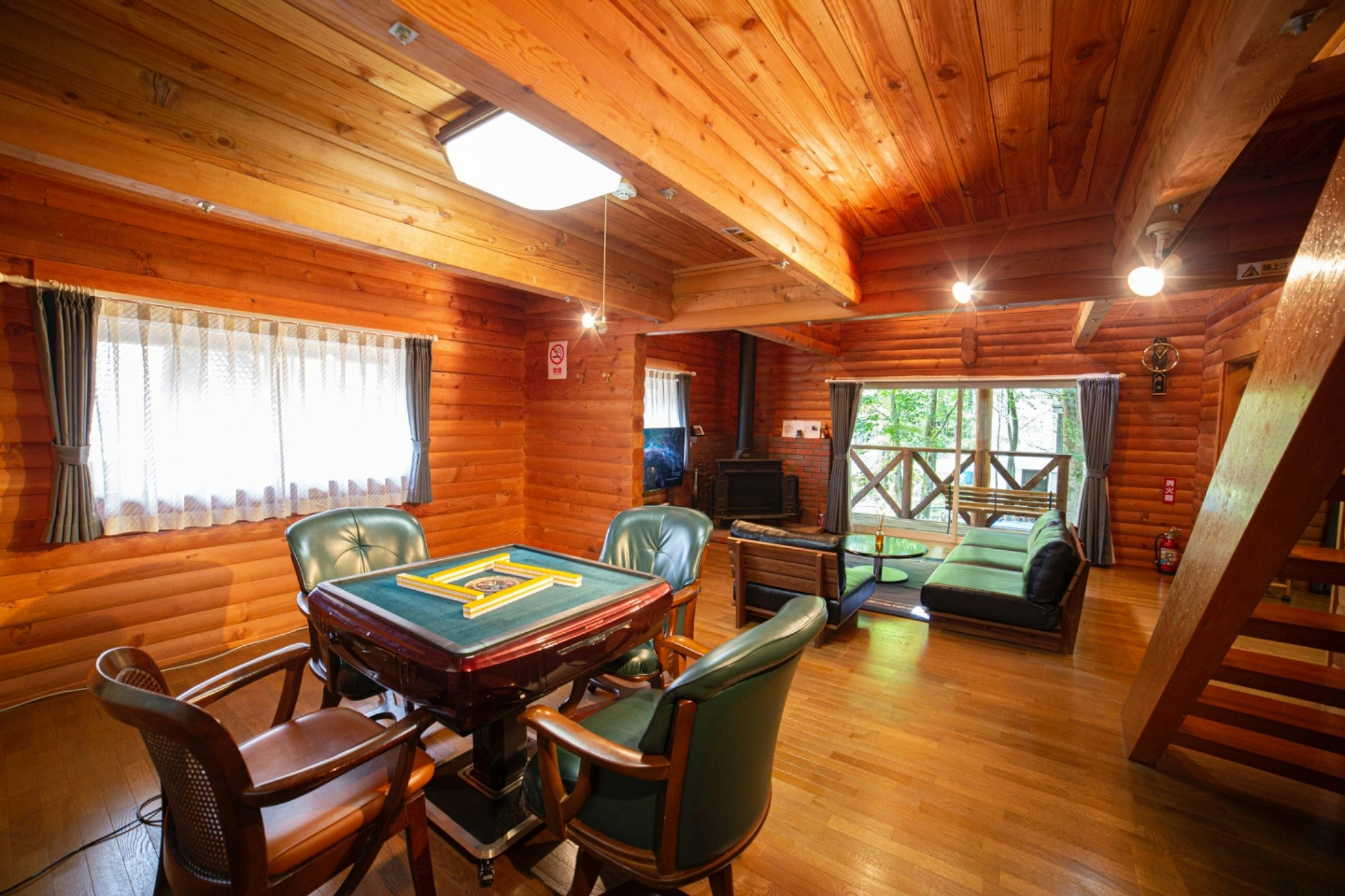 Villa017#ログハウス/BBQ/麻雀/ダーツ/エアコン付#R-45DE8B