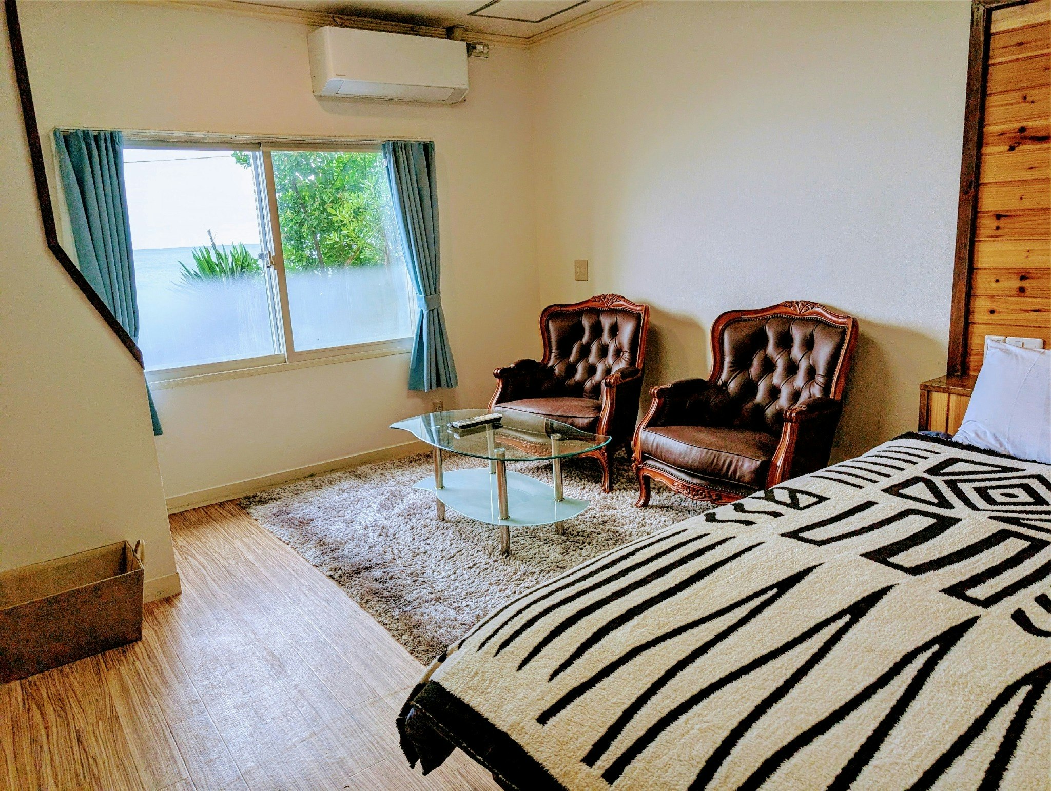 ゆったりダブルルームです。