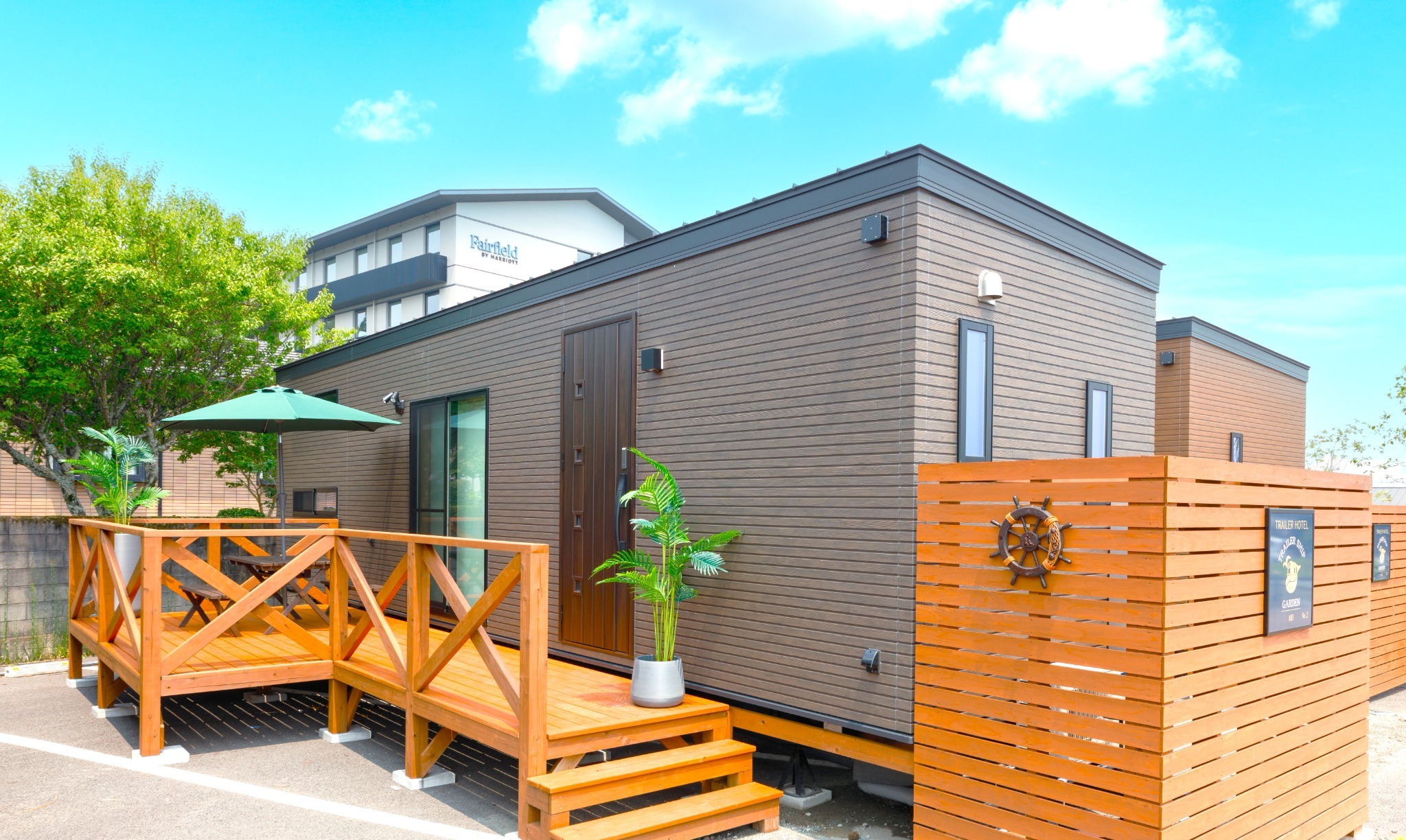 TARAILER SHIP GARDEN - 【新築】トレーラーハウス1棟貸ヴィラ