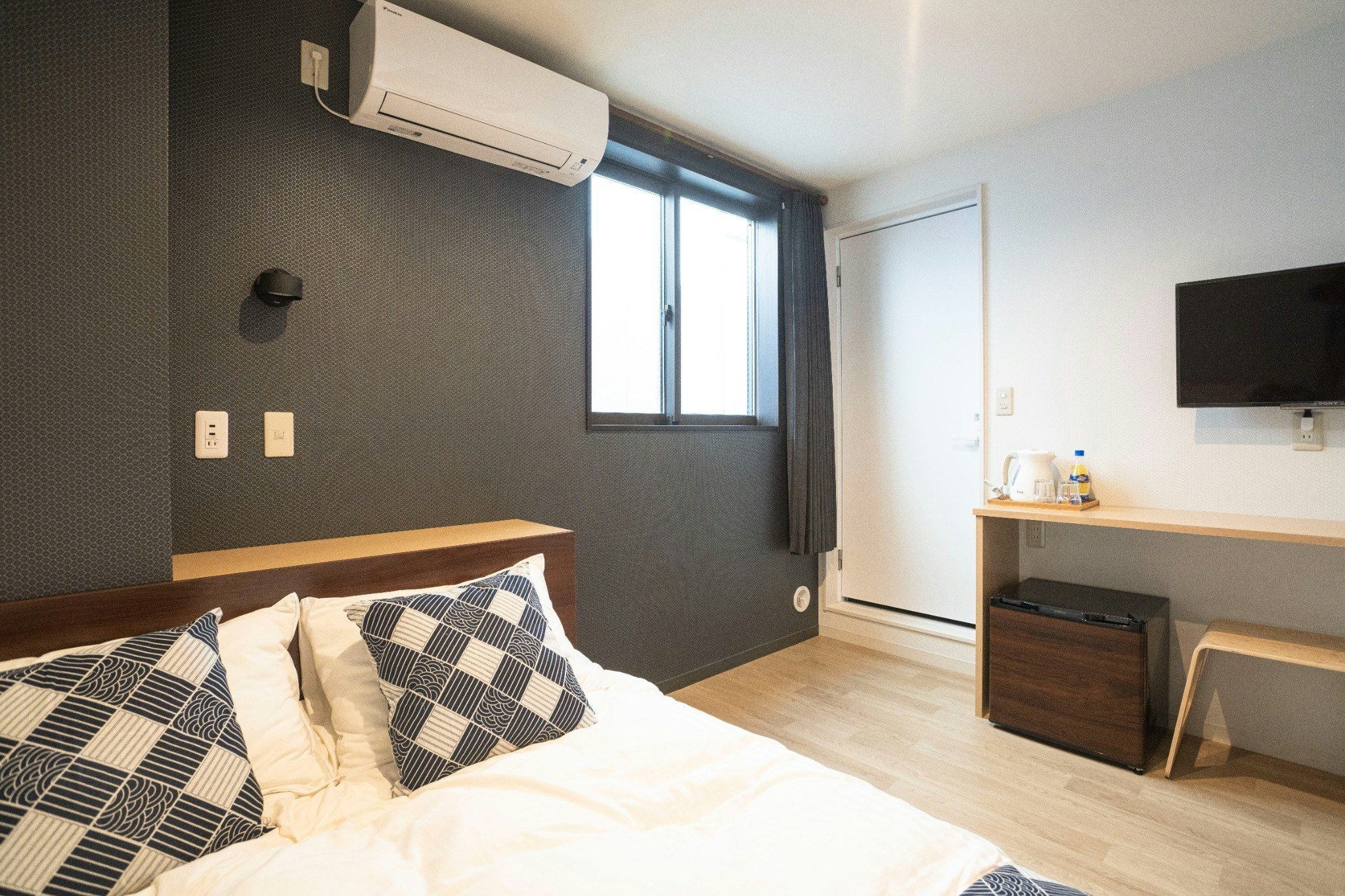 【ダブルルーム】20年8月新築オープン下町ホテル/浅草徒歩4分テレワーク可/無人チェックイン