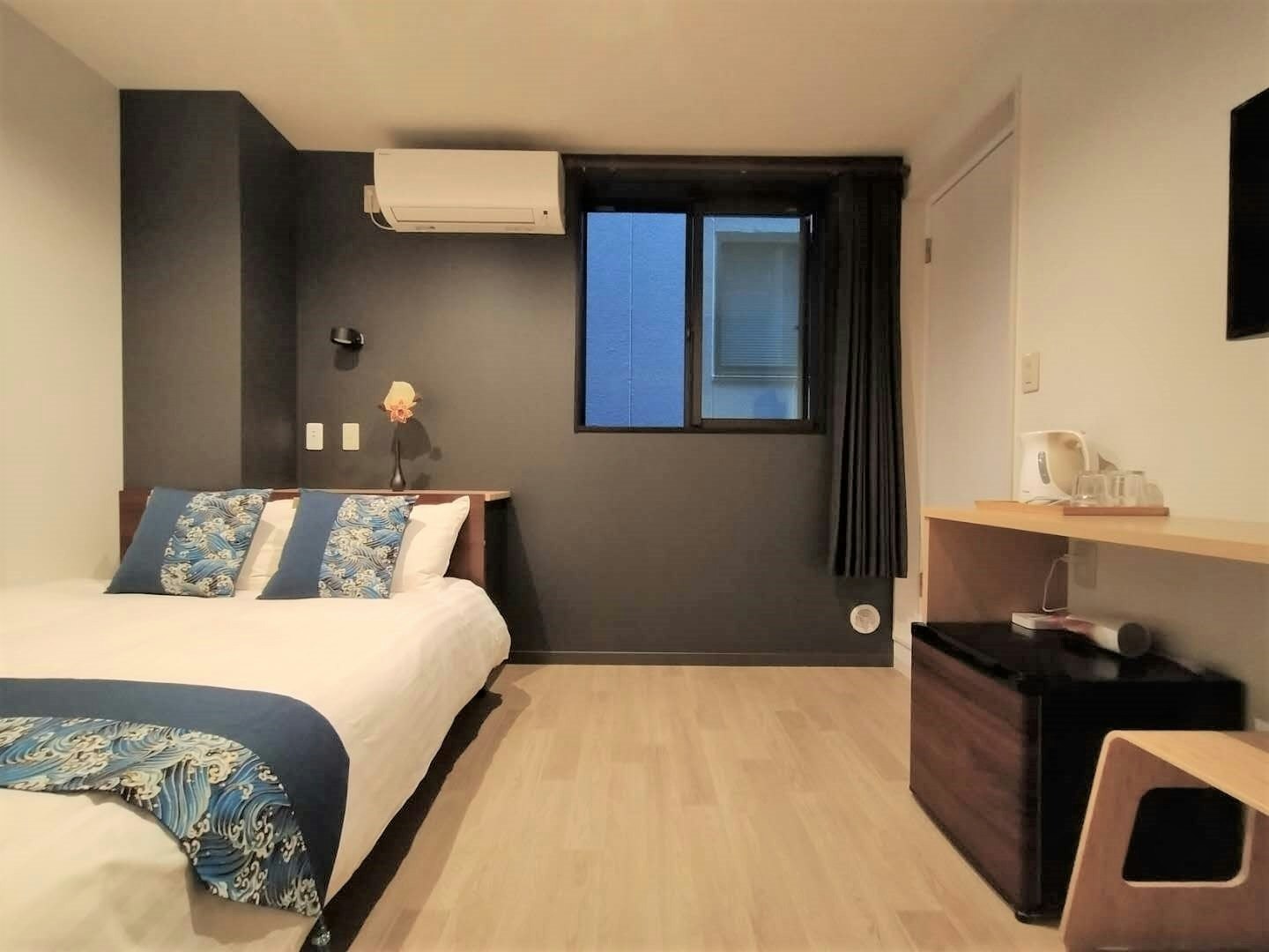 【ダブルルーム】20年8月新築オープン下町ホテル/浅草徒歩4分テレワーク可/無人チェックイン