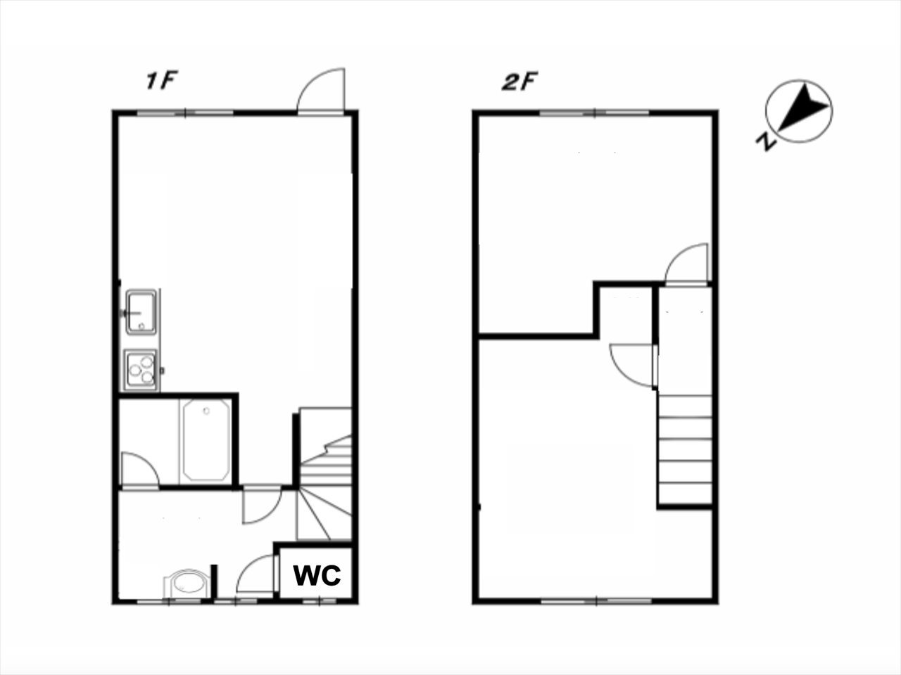 都立家政徒歩1分!新宿直通15分!アートでお洒落な2階建て一軒家/最大6名
