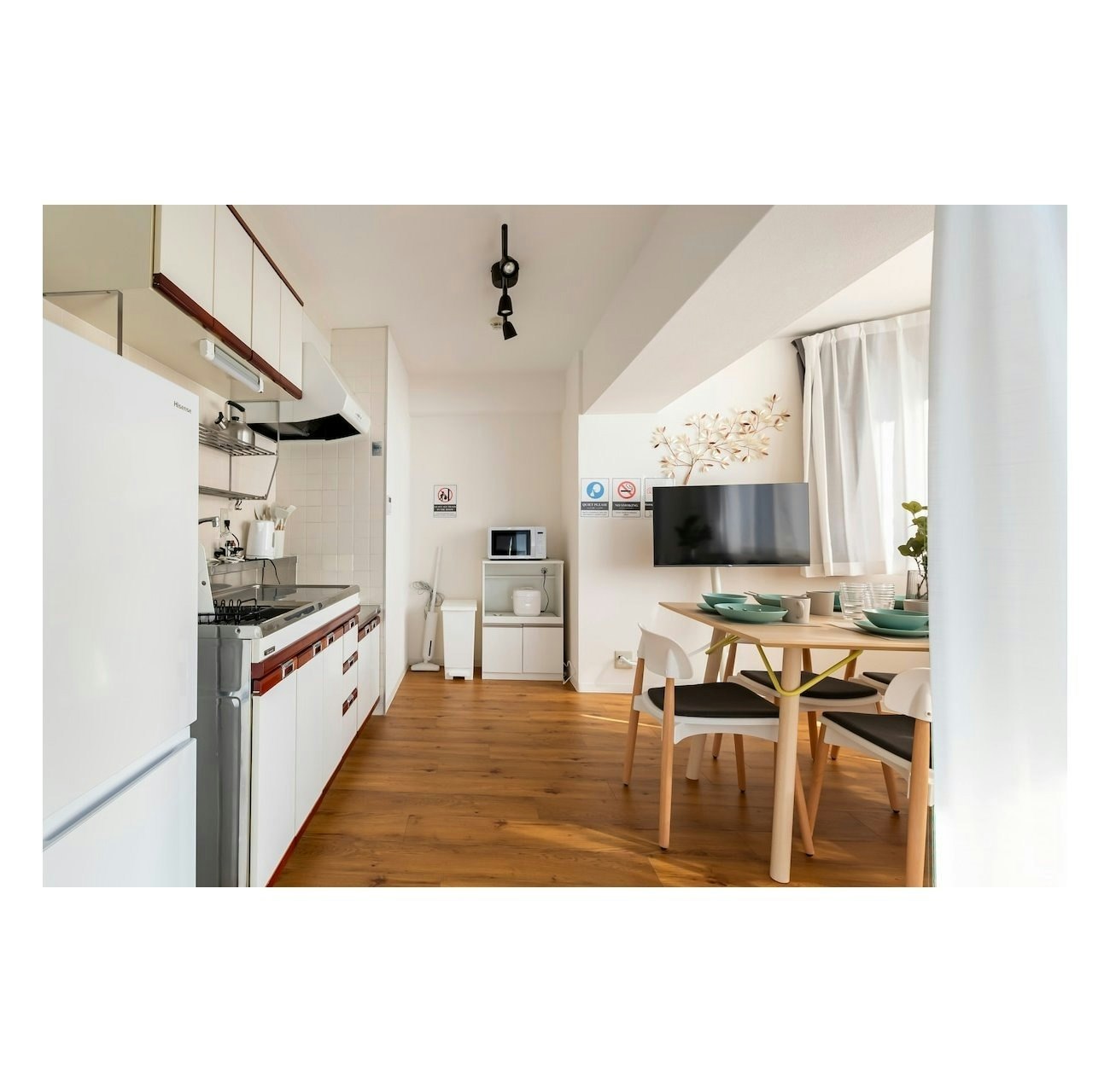 大国駅から徒歩3分と便利な立地! エレベータ有り!最大6名宿泊いただけます!  ★グリコサインまで電