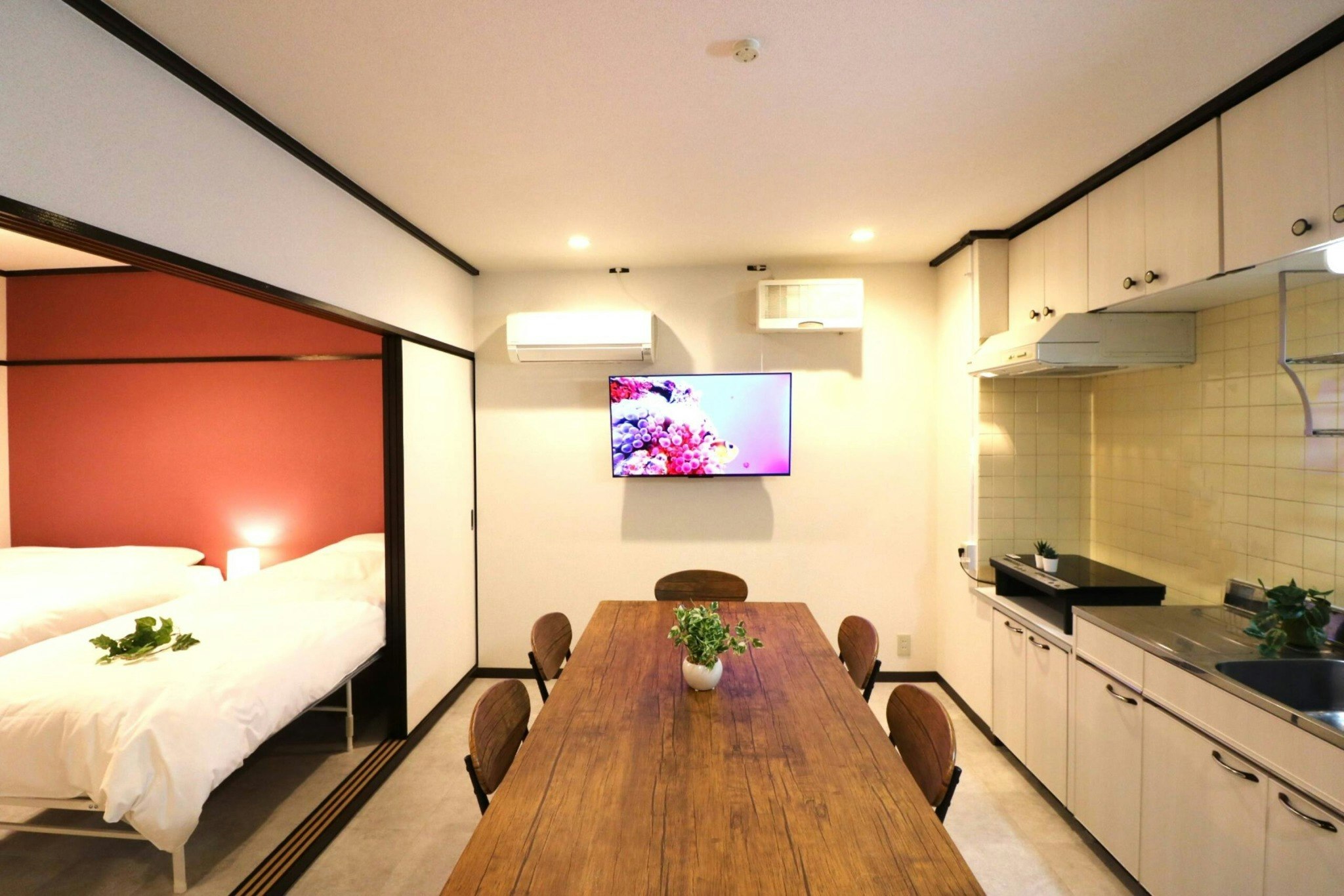 Newリフォーム済!新大阪駅徒歩7分/最大6名 52m2 2LDK 4ベッド/Wifi/SG21