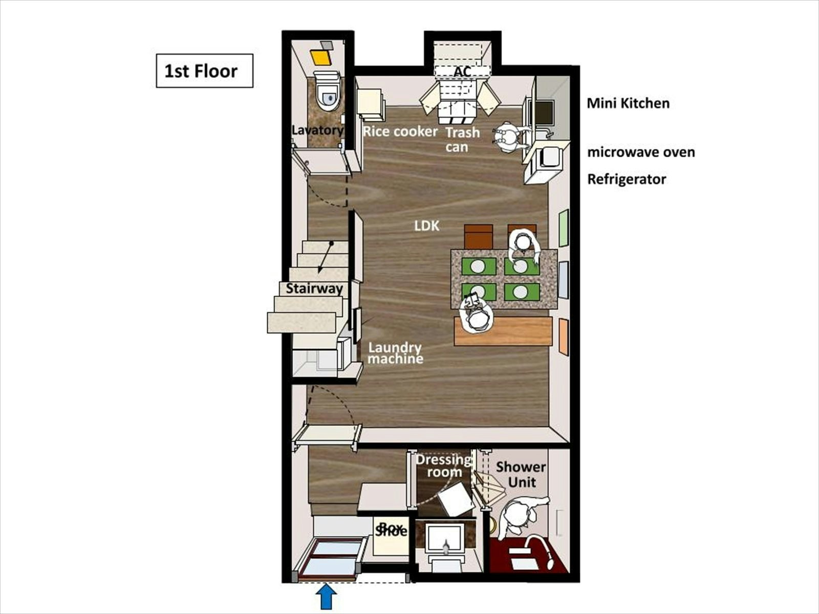 JR上野駅徒歩5分|アメ横・上野公園徒歩圏内|2ベッドルーム一軒家貸切|最大8名