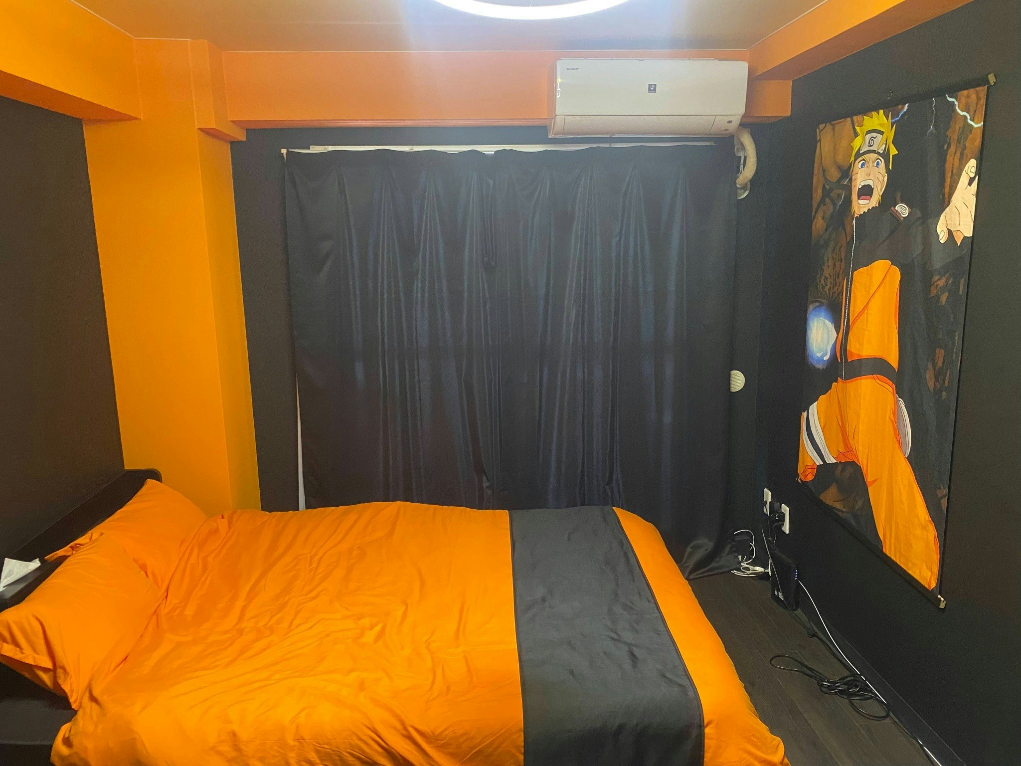 溜池山王駅徒歩4分|隠れ里風ルーム|うずまき好き必見|一人旅にもおすすめ|最大4名様