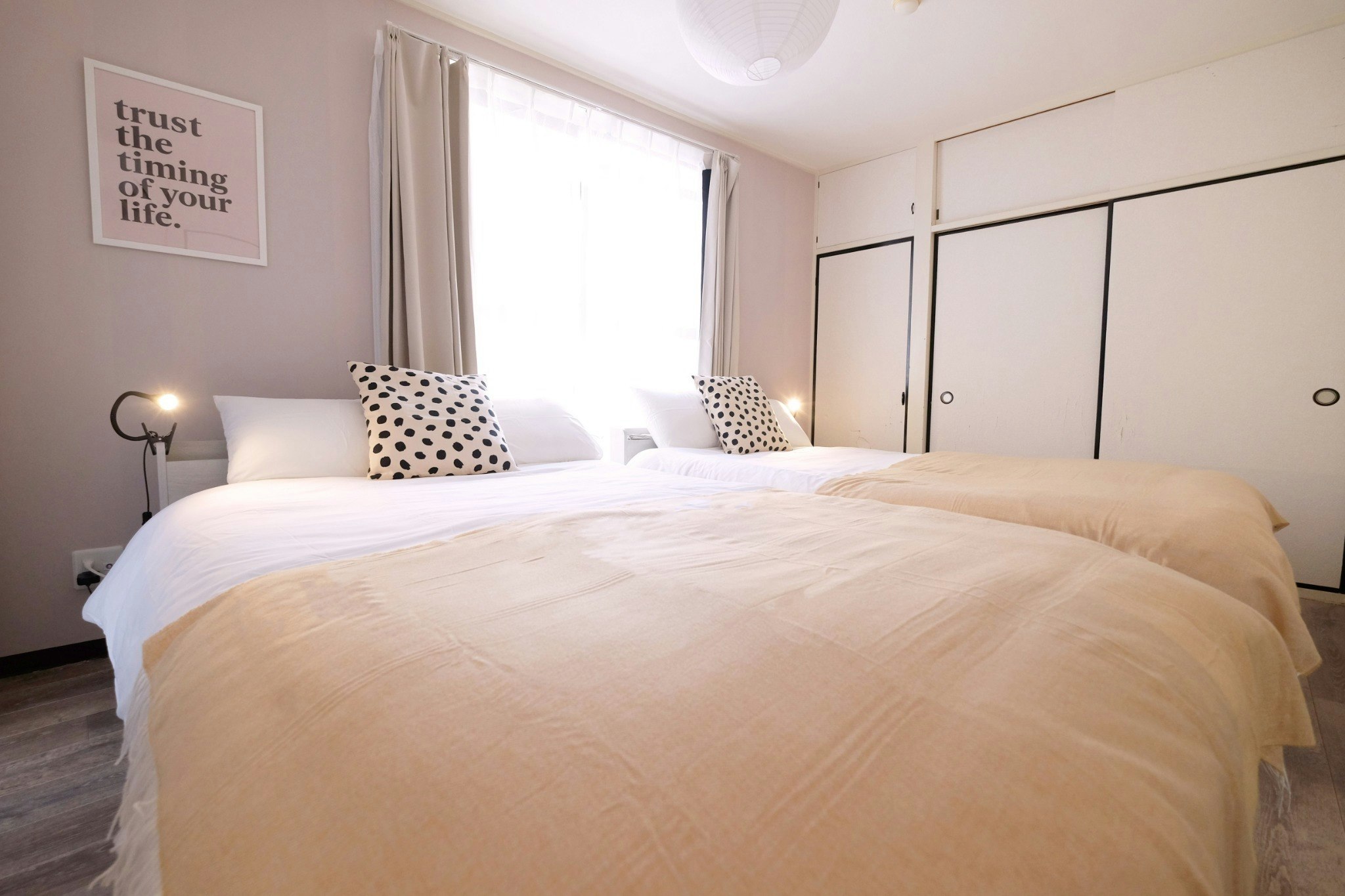 Cozy Apt.36m2 |上北沢駅2分・新宿13分|ダブルベッド2台+ソファーベッド【#205】