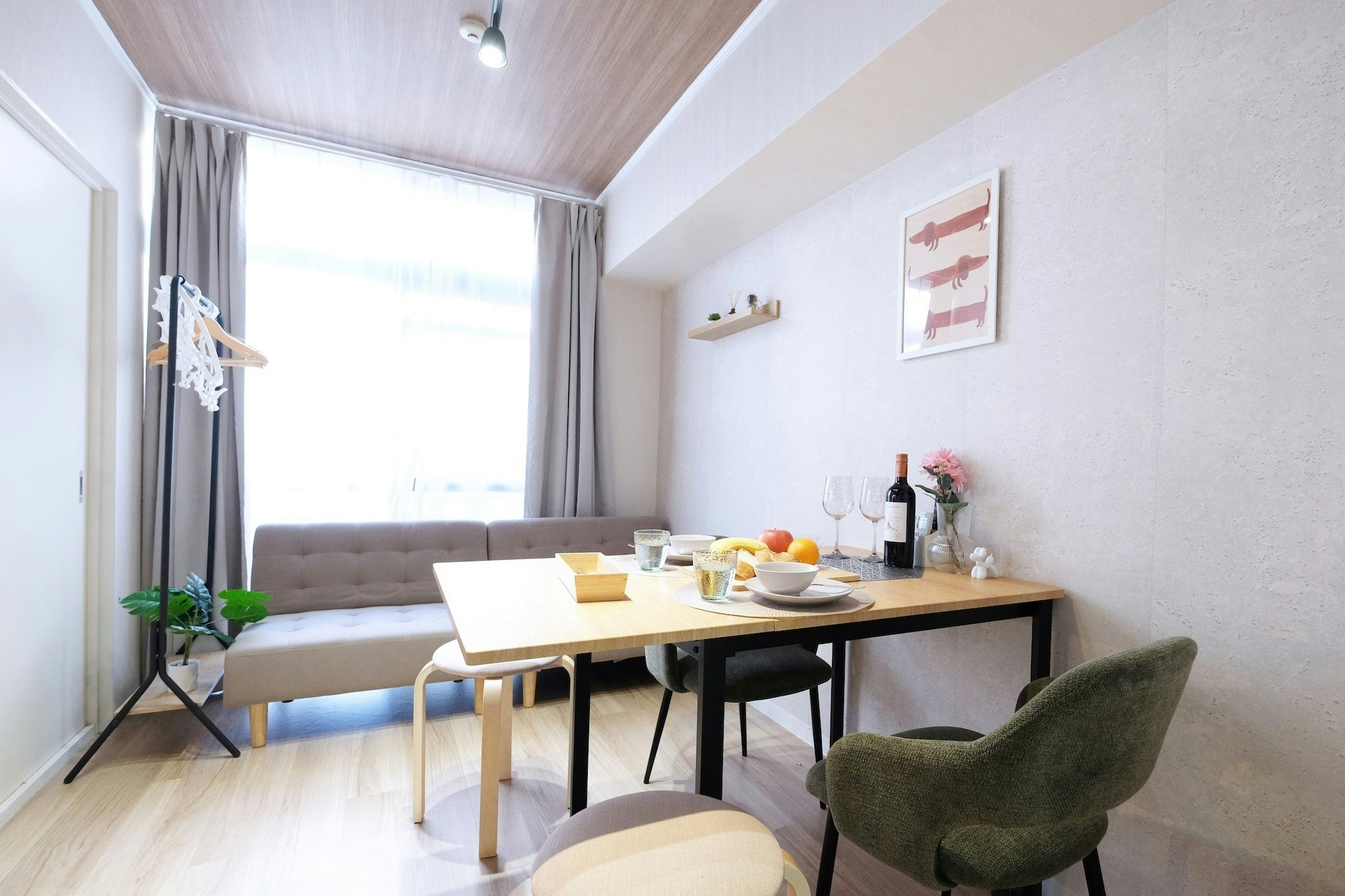 Cozy Apt.32m2 |上北沢駅2分・新宿13分|ダブルベッド2台+ソファーベッド【#302】