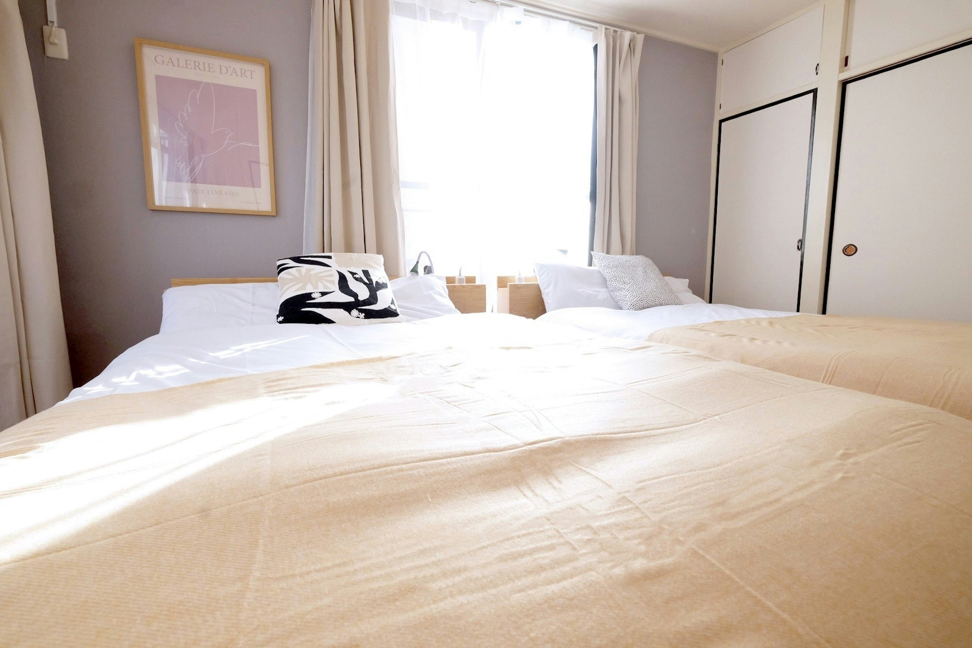 【NEW】Cozy Apt.35m2 |上北沢駅2分・新宿13分|ダブルベッド2台+ソファーベッド