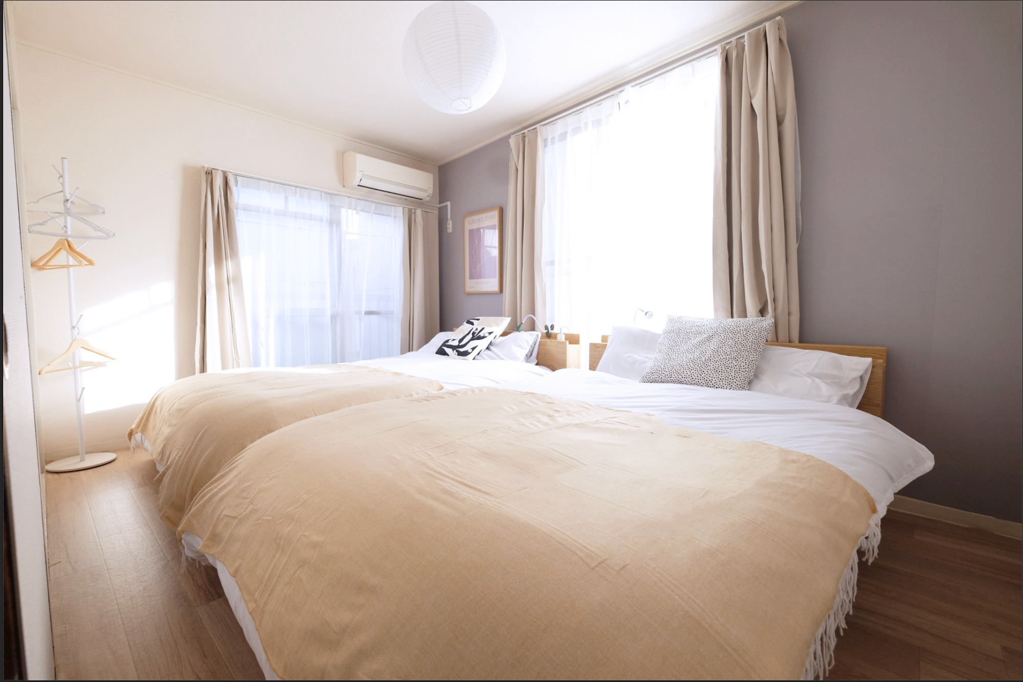 【NEW】Cozy Apt.35m2 |上北沢駅2分・新宿13分|ダブルベッド2台+ソファーベッド