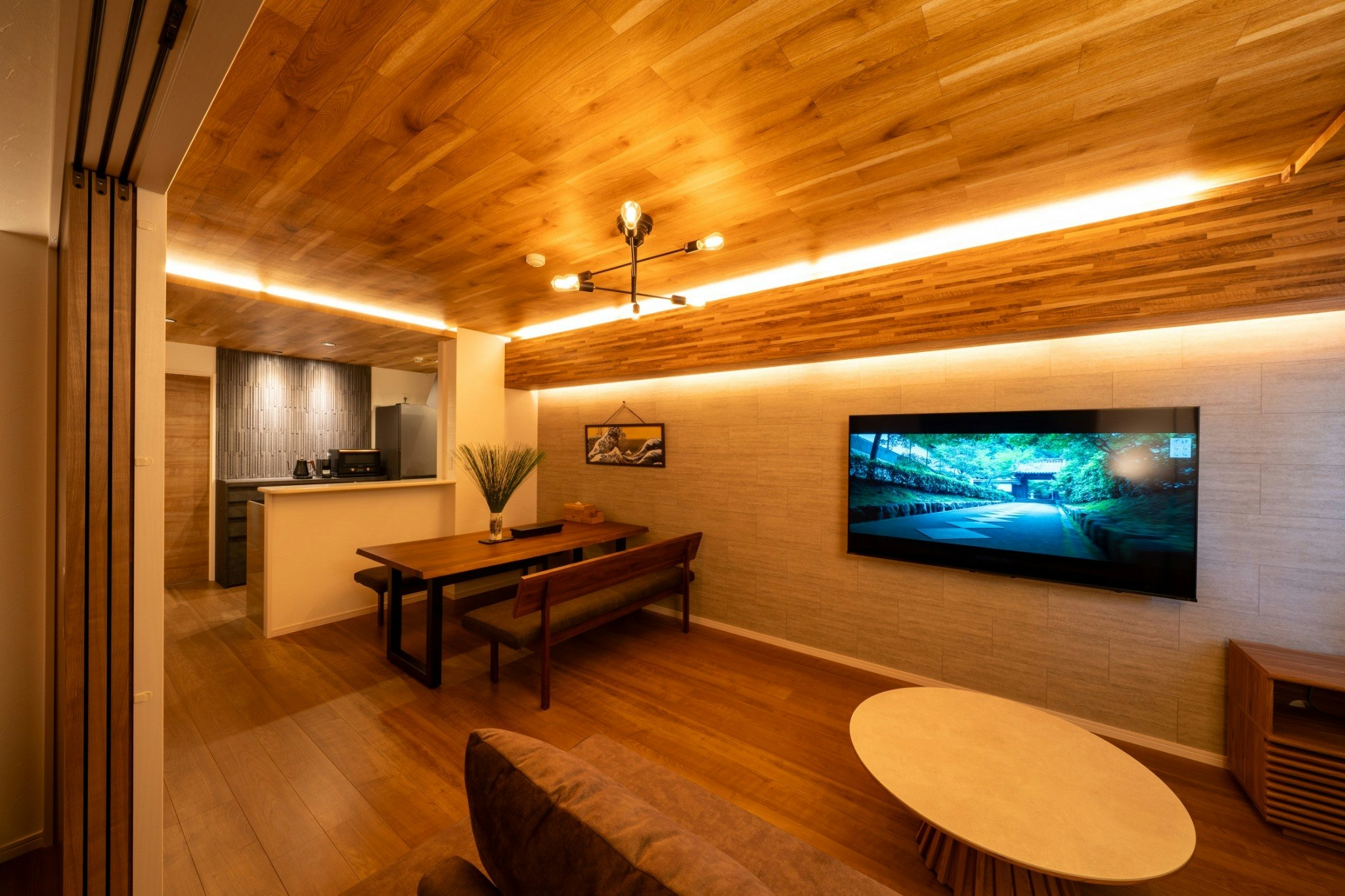 太宰府 西鉄五条駅徒歩1分貸切72m2  2ベッドルーム 敷地内に無料駐車場1台付き 最大6名/22