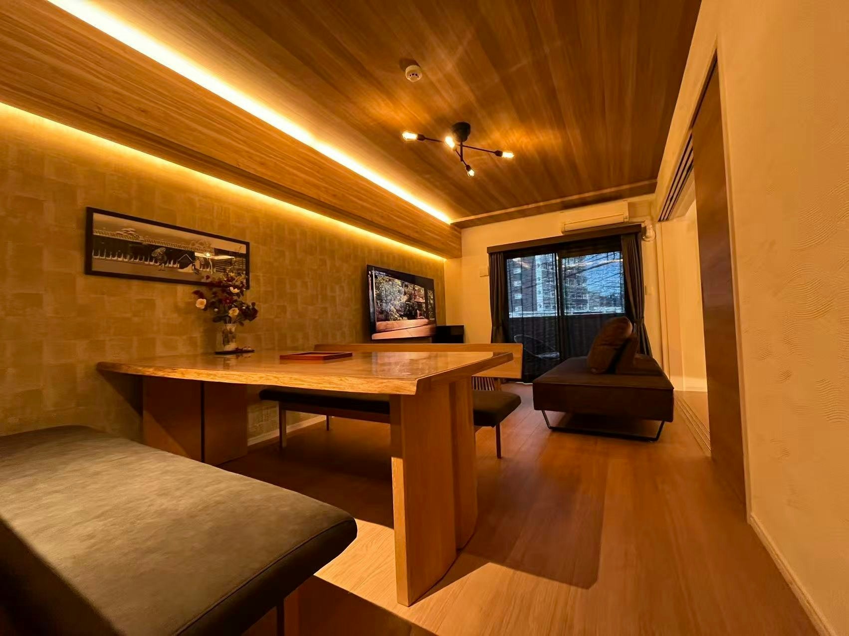 太宰府 西鉄五条駅徒歩1分 68m2貸切 2ベッドルーム 敷地内に無料駐車場1台付き 最大5名/25