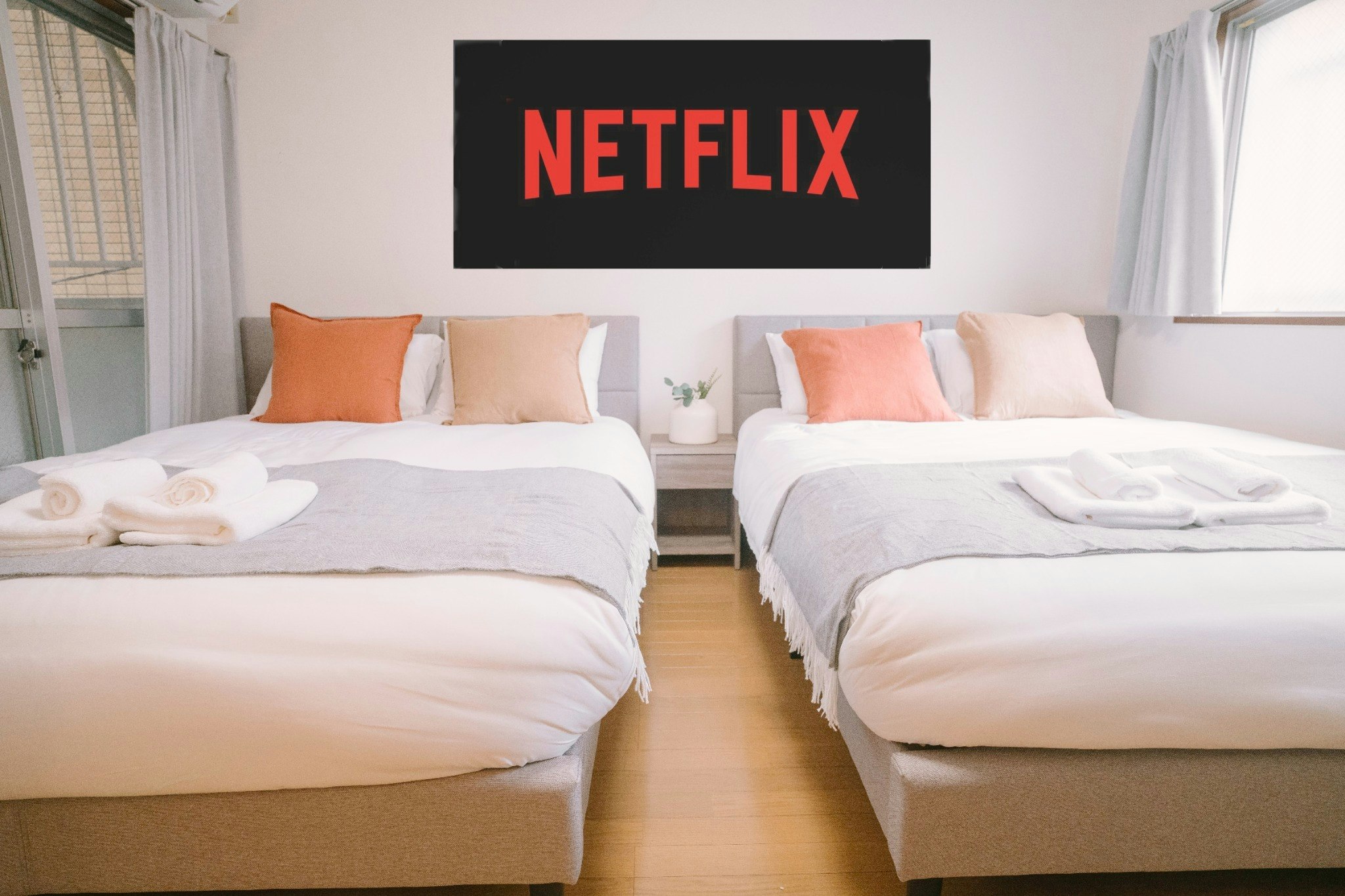 【NEW OPEN!!︎】イタリアンモダン部屋|100インチプロジェクター|徒歩9分|最大4名