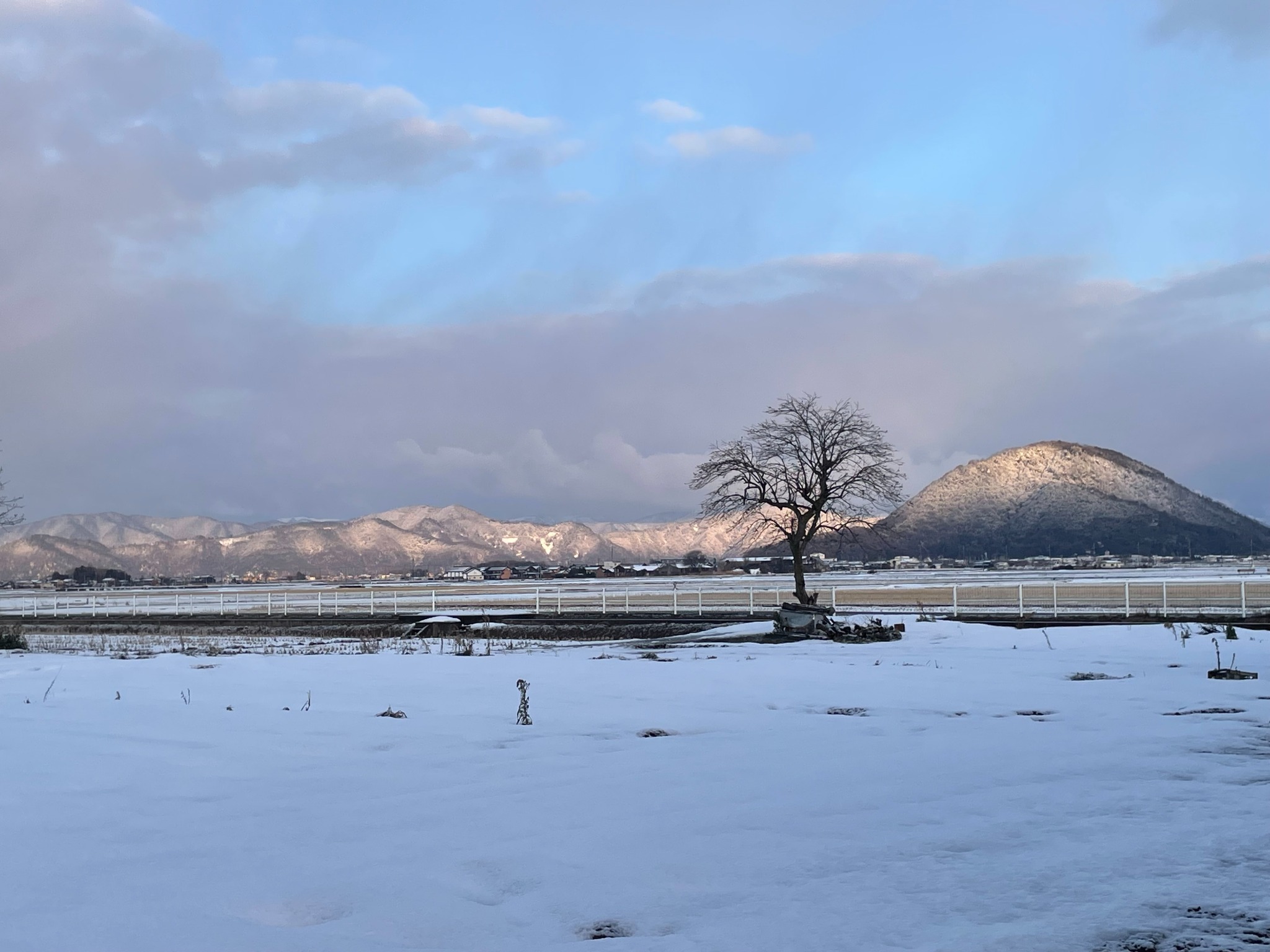湖白【コハクチョウ舞う湖畔の町】夕日が美しい2階洋室