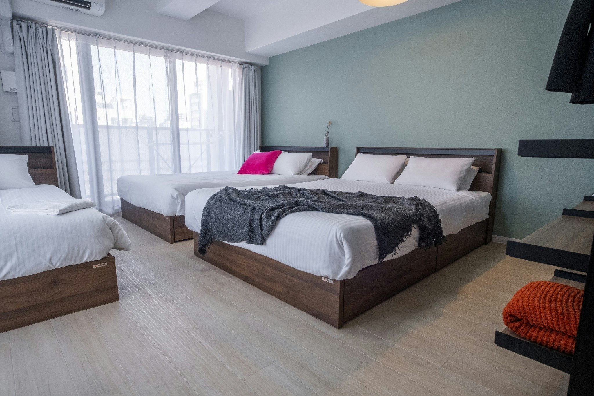 【禁煙】ファミリーアパートメント最大5名|50平米【素泊まり】