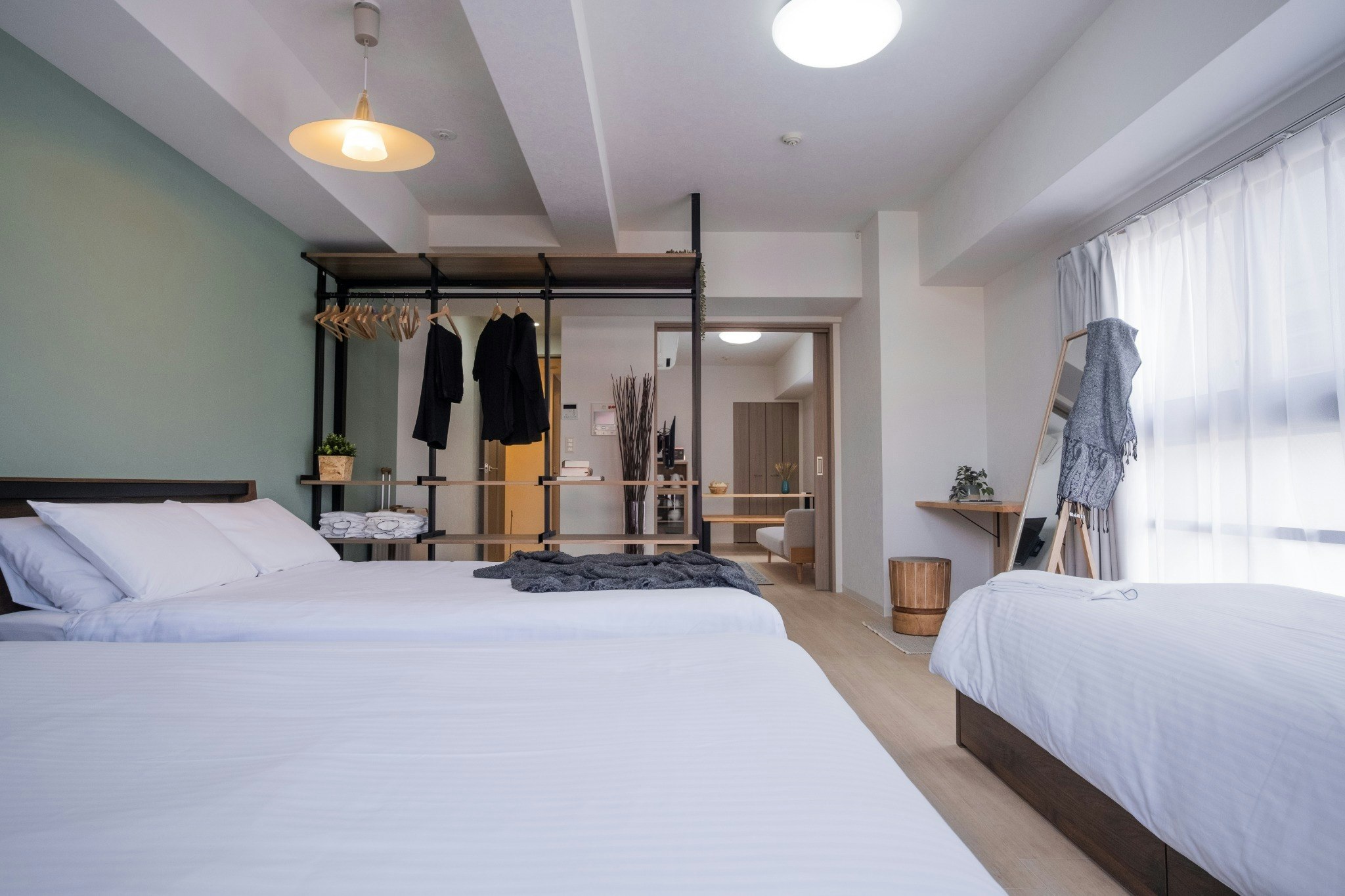 【禁煙】ファミリーアパートメント最大5名|50平米【素泊まり】