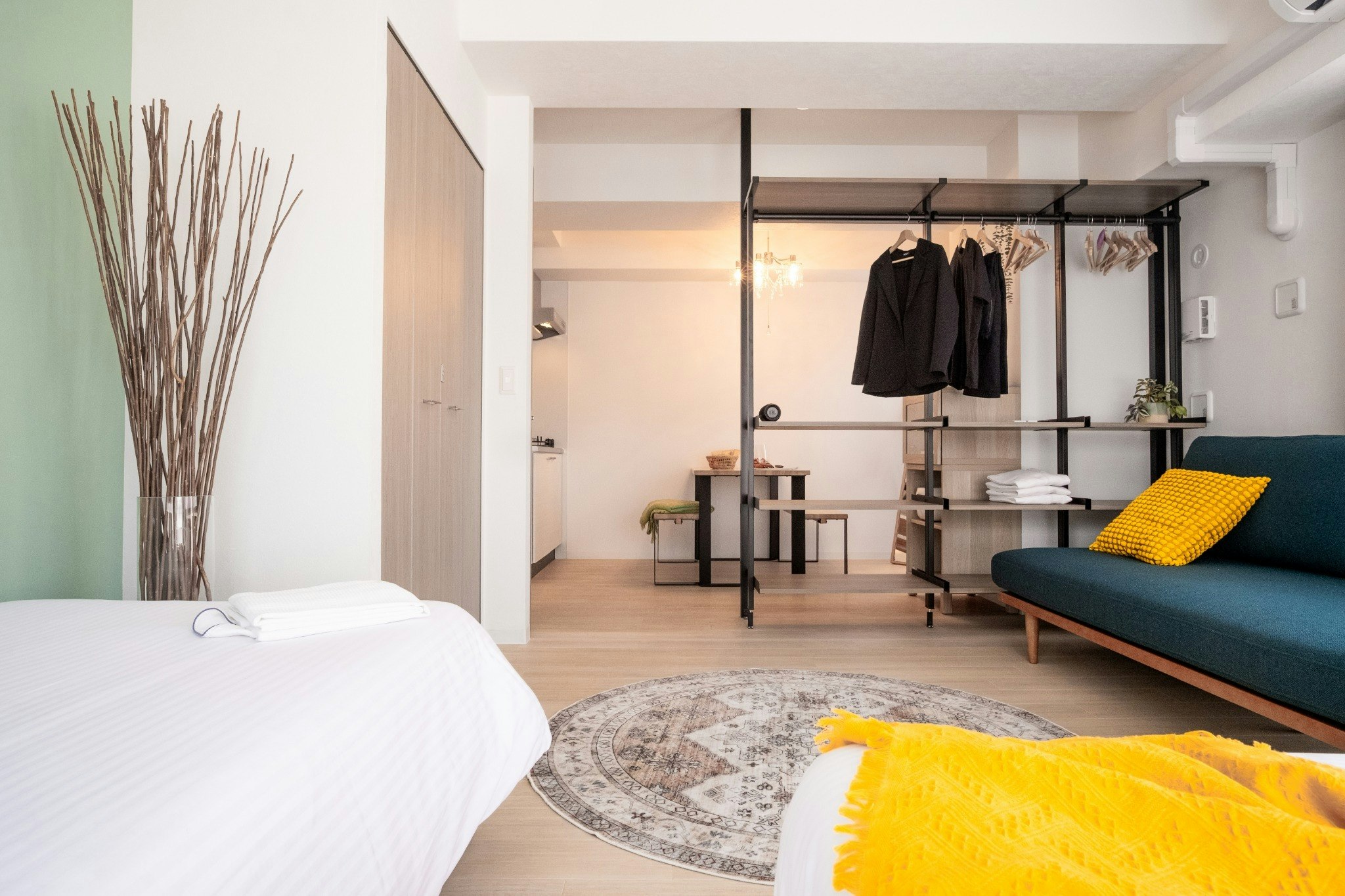 【禁煙】モダンアパートメント最大4名|40平米【素泊まり】