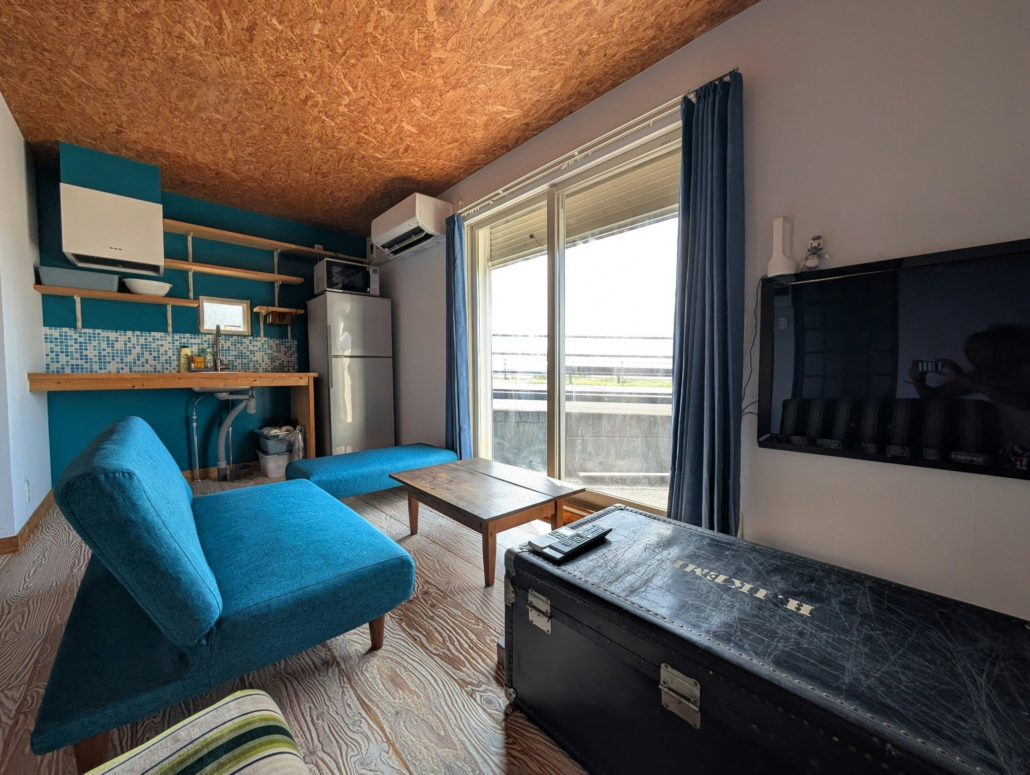 海の目の前でBBQ!幸崎駅車10分のコンテナ1LDK|3名・P無料2台  波音 namioto