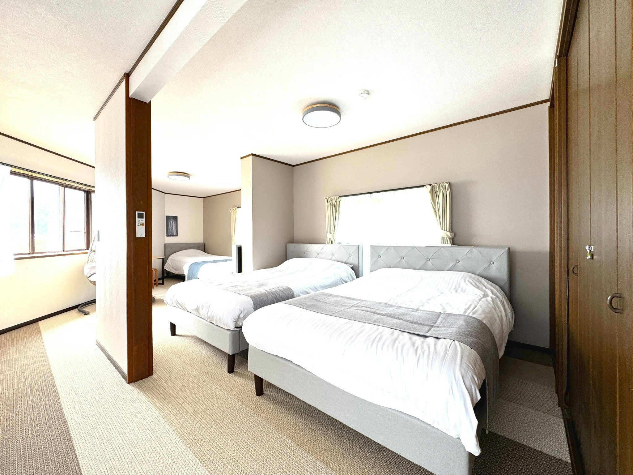 家族や友人と最高の思い出を!美しい室内/3LDK/湖畔まで徒歩7分/最新設備