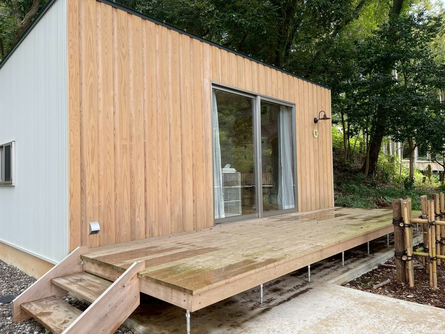 コテージ「わ」ダブルベッド