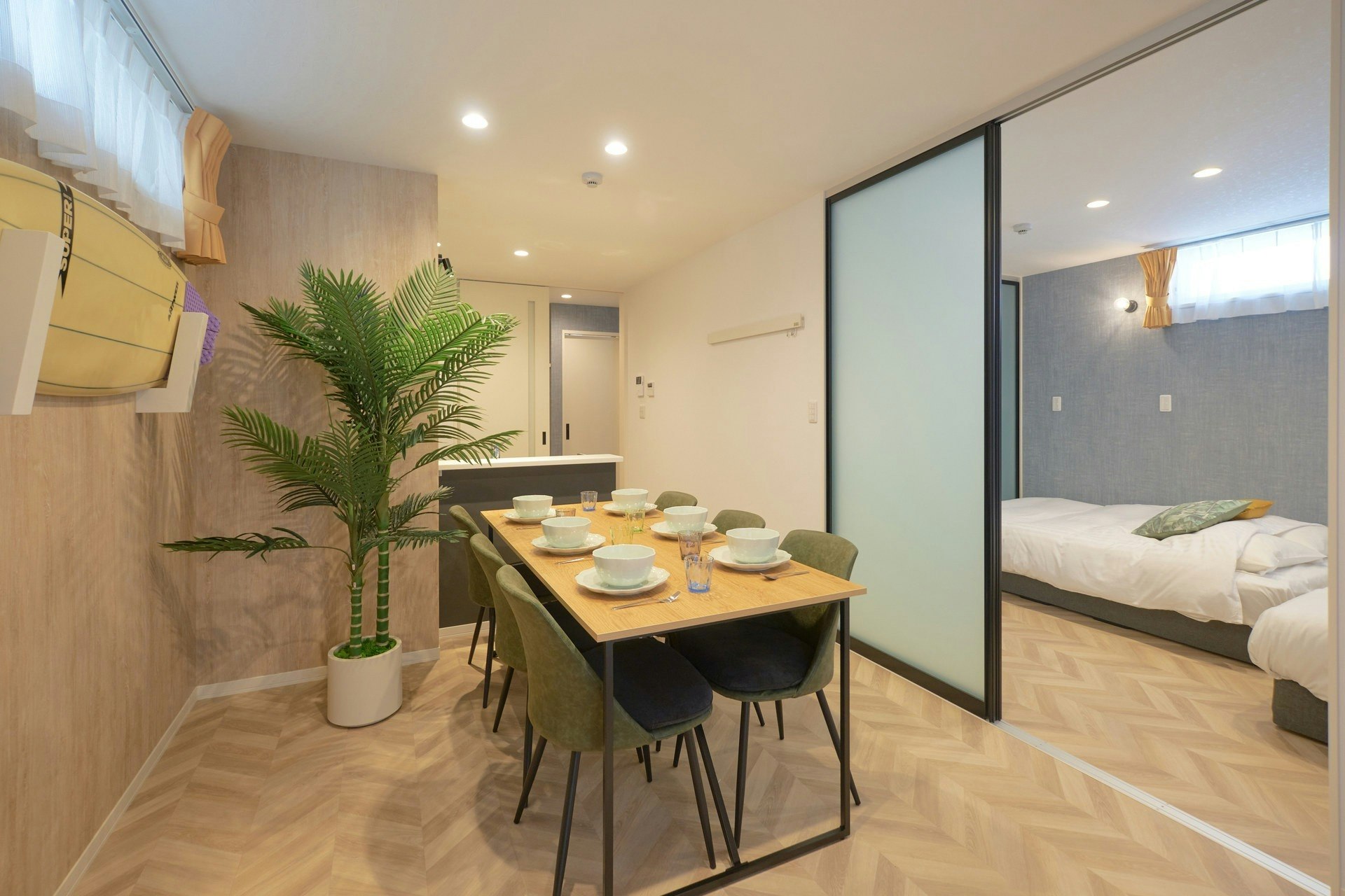 C*片瀬江ノ島駅から徒歩2分/ビーチ近く/江ノ島エリア/6名収容/Wi-Fi