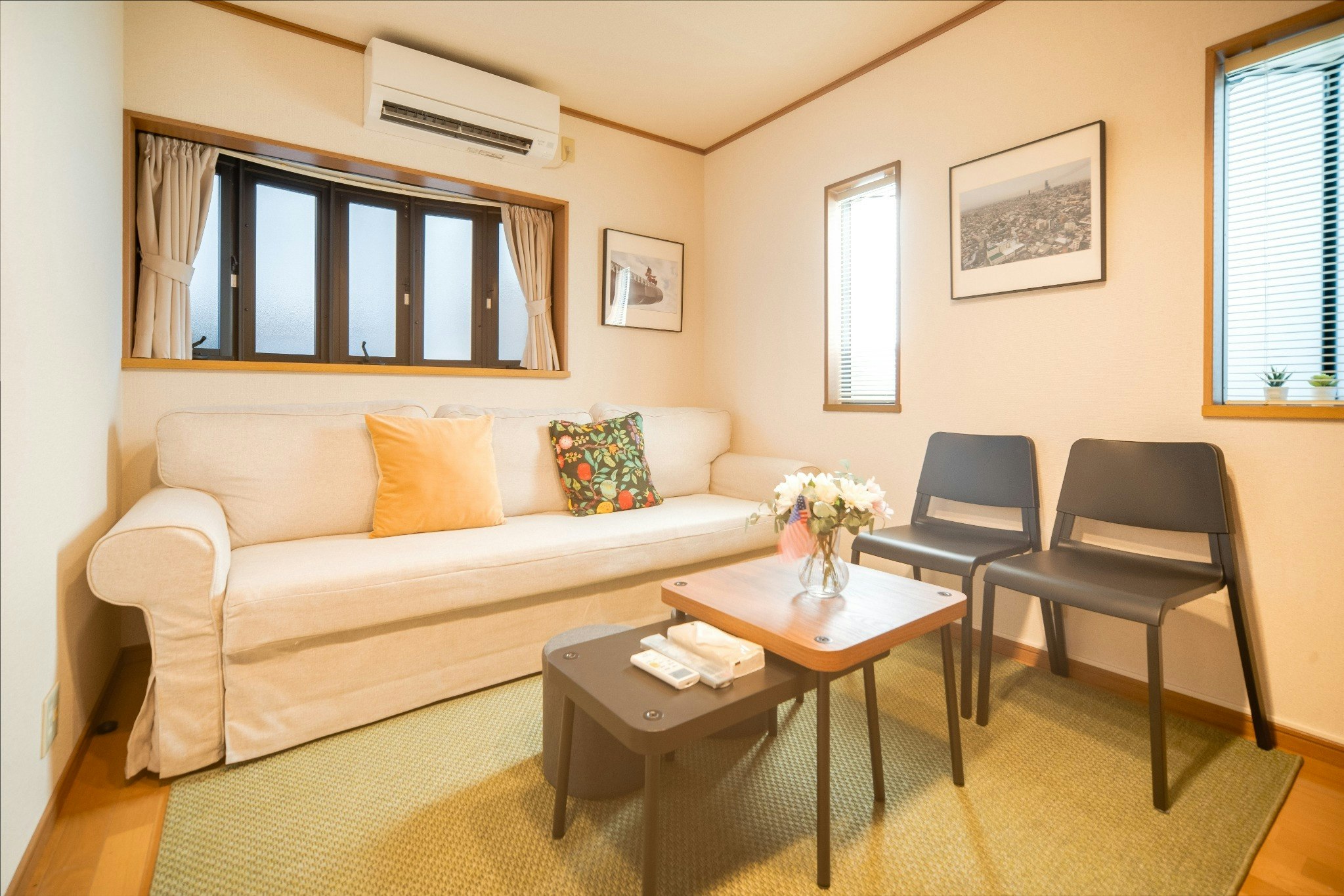 天王寺公園・難波・日本橋へ電車直通 | 5名まで宿泊可能 | バルコニー付き