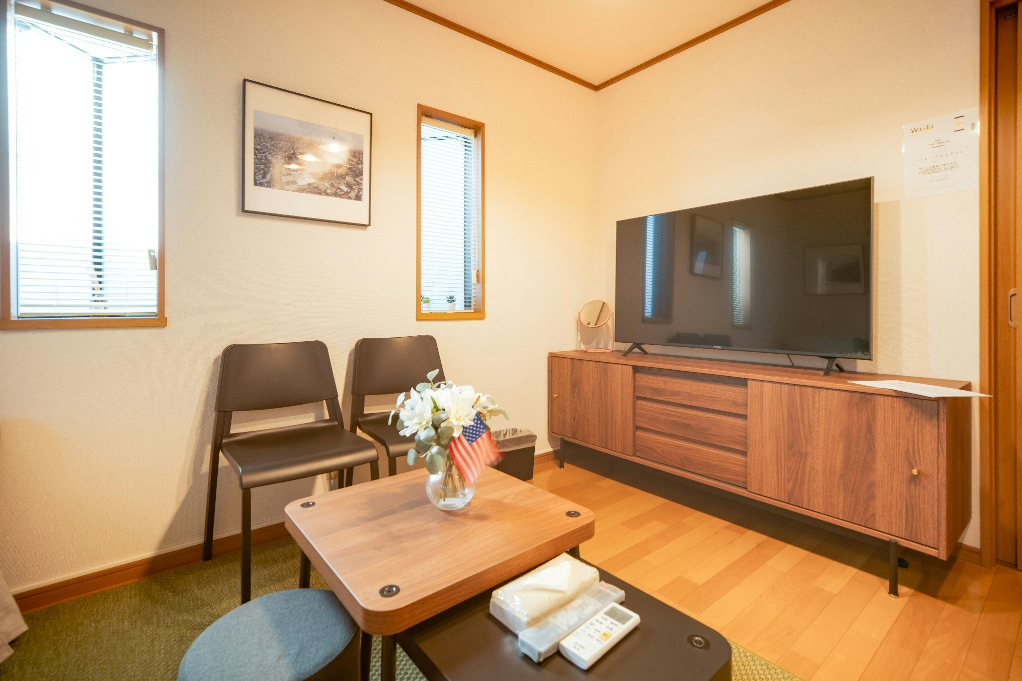 天王寺公園・難波・日本橋へ電車直通 | 5名まで宿泊可能 | バルコニー付き