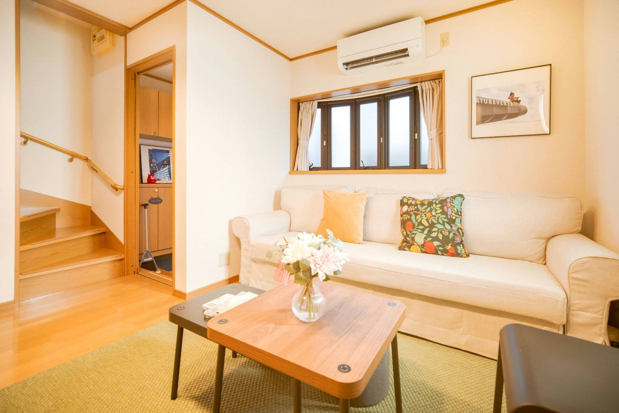 天王寺公園・難波・日本橋へ電車直通 | 5名まで宿泊可能 | バルコニー付き