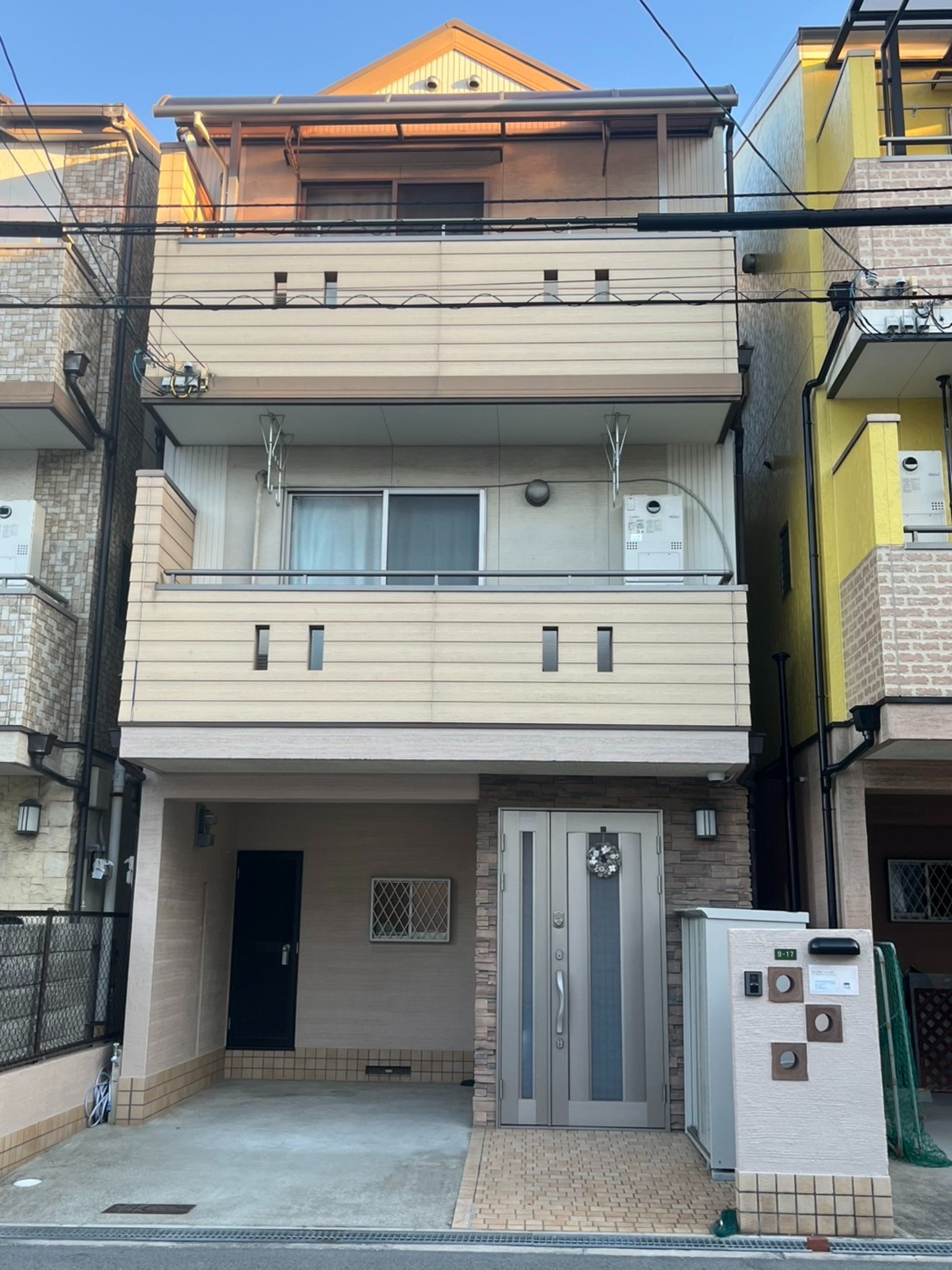 USJまで歩ける!無料駐車場/貸切り戸建/大型テレビ設置(最大14名)CS11/民泊のnull