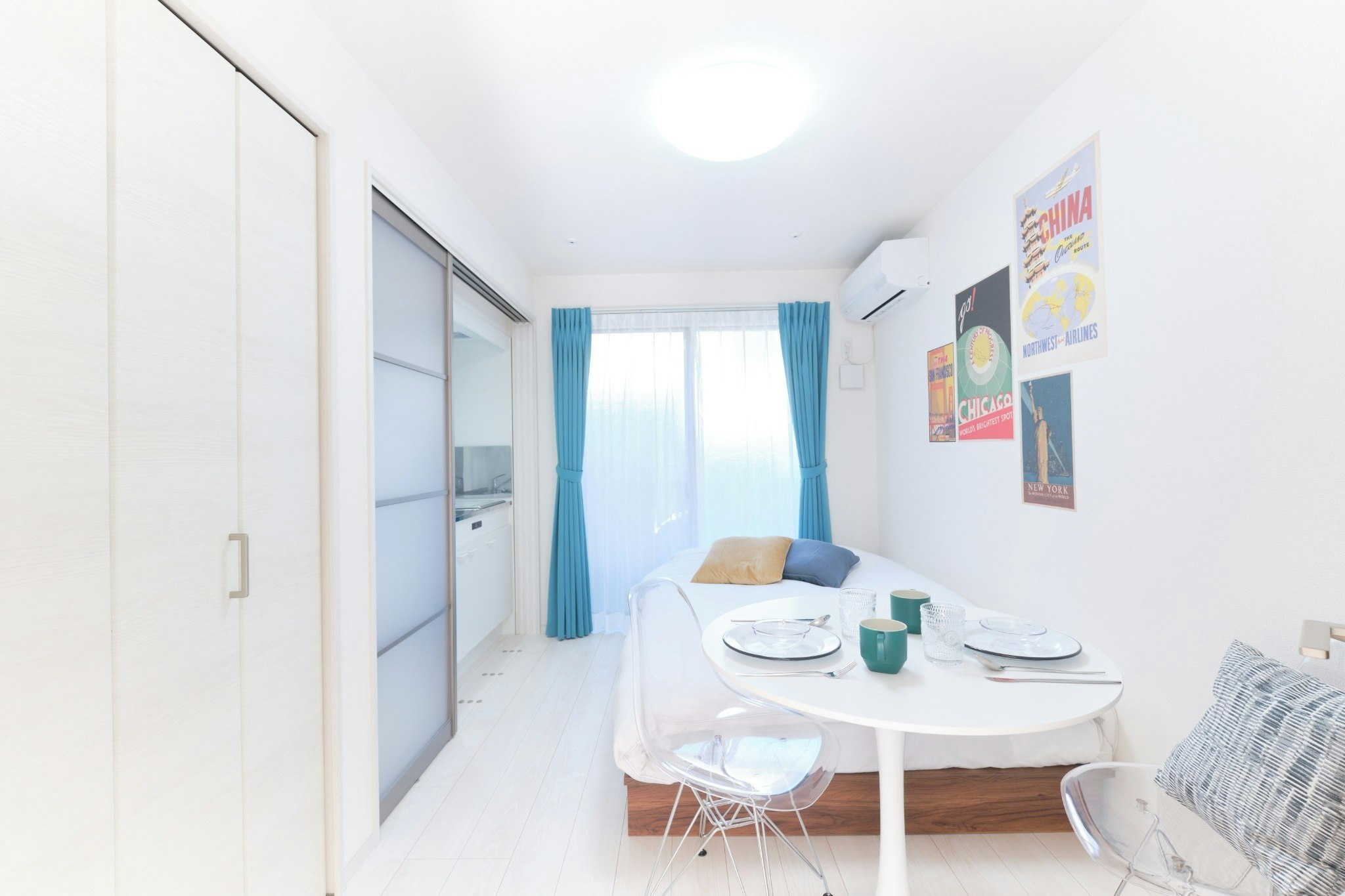 103*落合駅徒歩5分/2名収容/都心までアクセス抜群/静かな住宅街/Free Wi-Fi