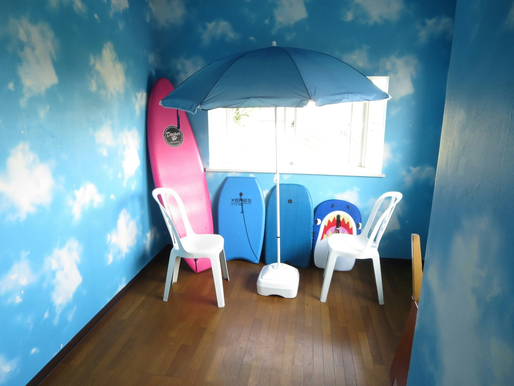 カフェのようにリラックスできる一軒家。無料のレンタル自転車!