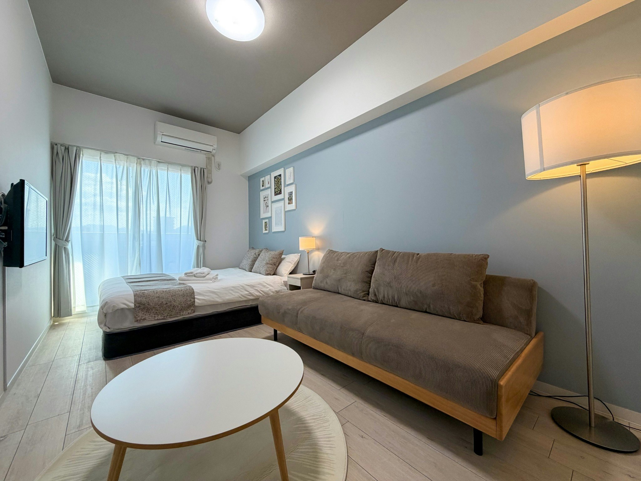 HE54 広島駅徒歩6分|約300店舗のミナモア駅ビルすぐ傍|観光出張に便利『おうちホテル広島駅前』