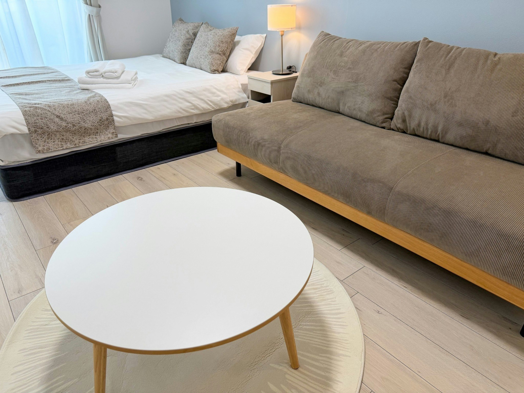 HE54 広島駅徒歩6分|約300店舗のミナモア駅ビルすぐ傍|観光出張に便利『おうちホテル広島駅前』