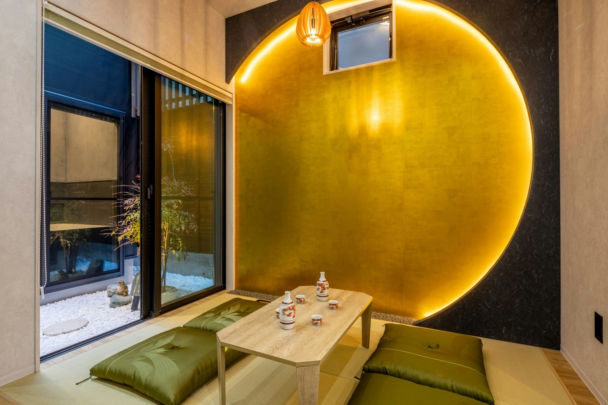 【新規オープン】天王寺3分/坪庭と半露天風呂の一棟貸ヴィラ