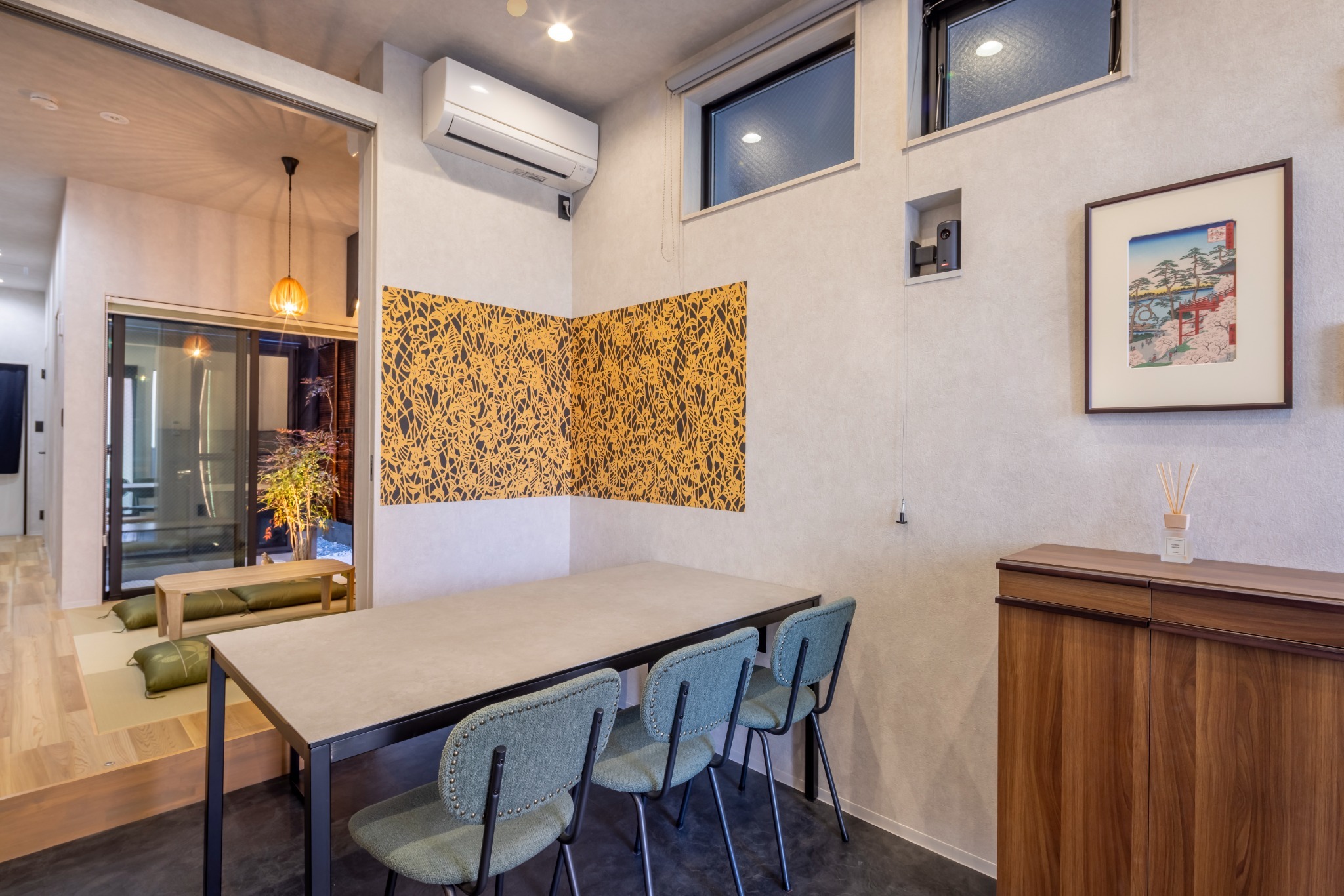 昭和町の一棟貸切の坪庭Villa のnull