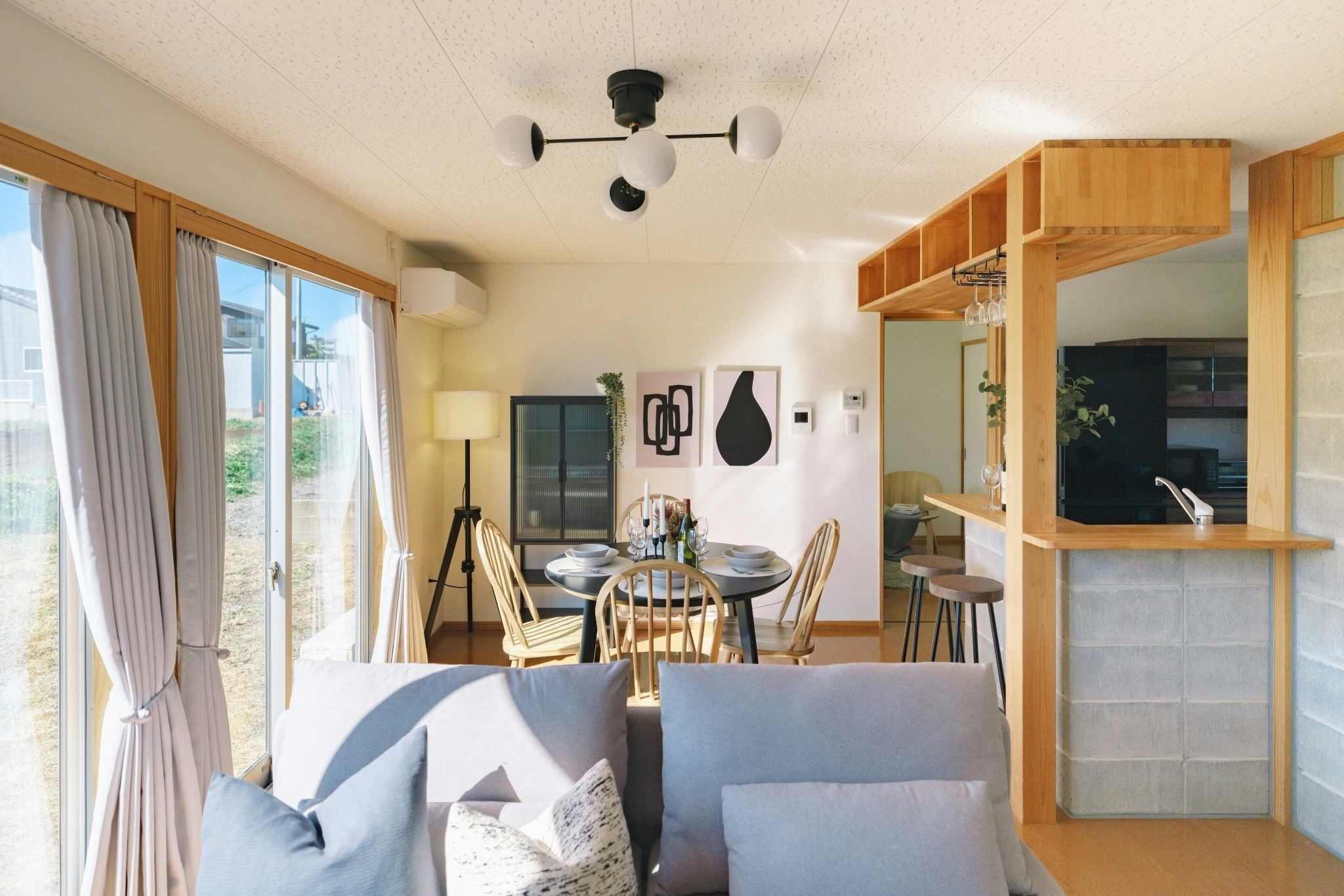 綺麗な室内と阿蘇の自然/一棟貸し切り/最新設備/阿蘇ビューテラス