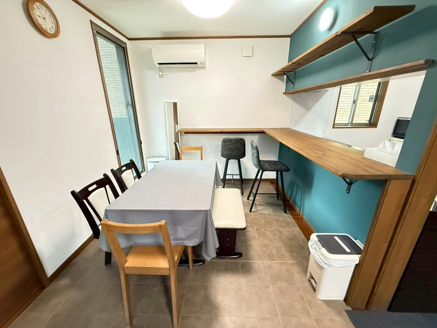 広々2LDK・60m2|1フロア貸切|宇都宮中心部|飲食店充実|定員7名|家族・グループで快適ステイ