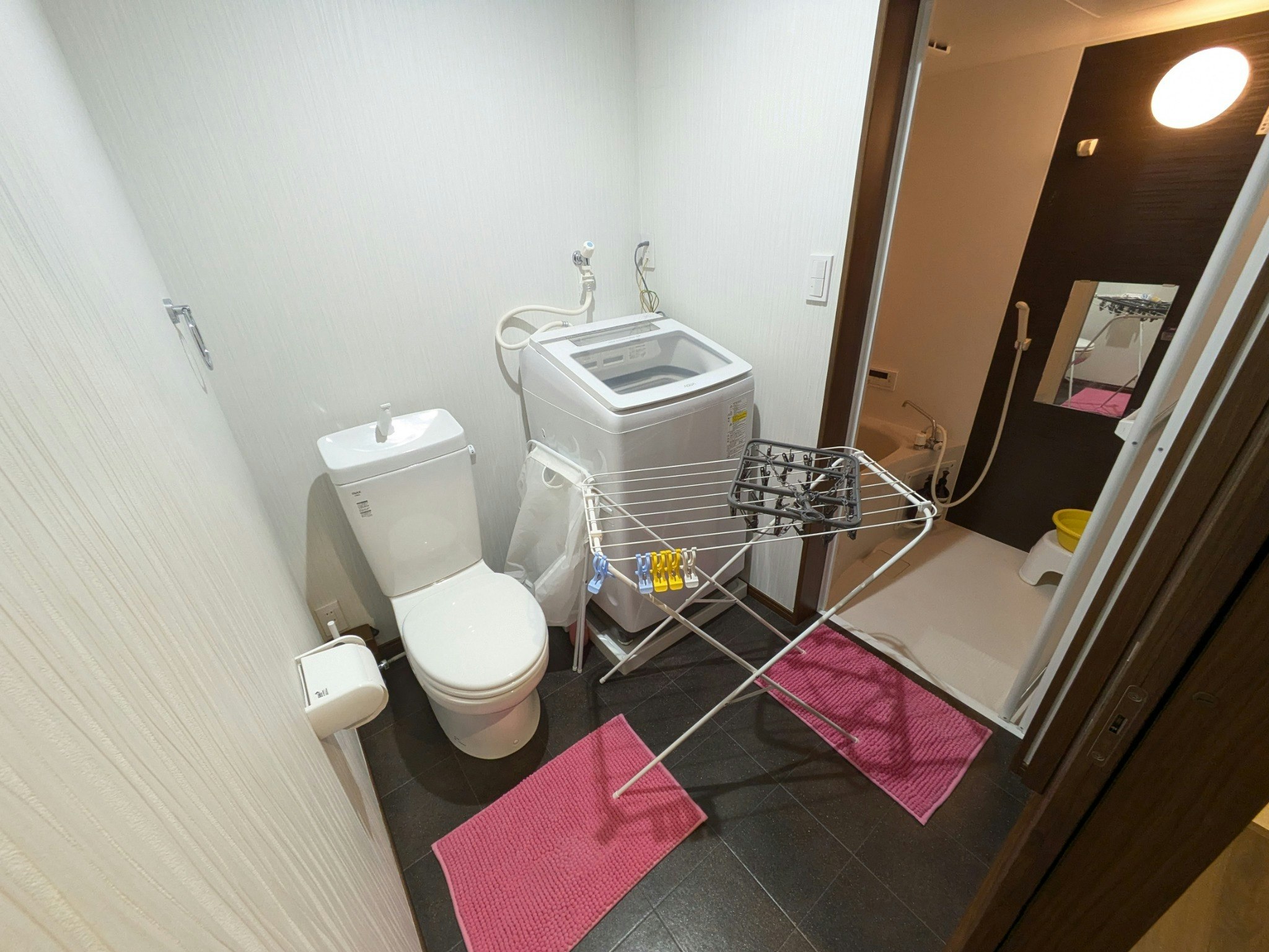 Familyタイプのお部屋。難波近く。中心部なのに静かな住宅街です。