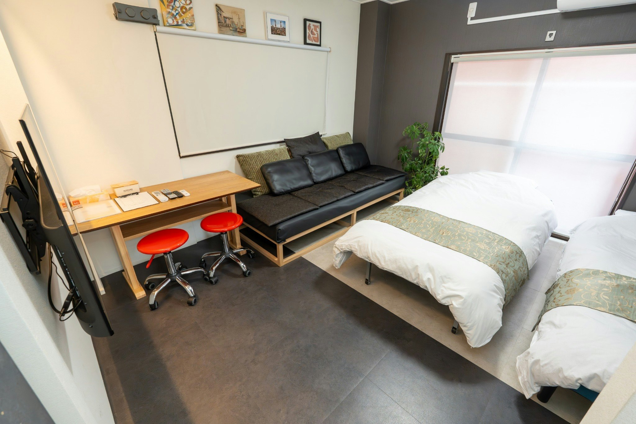 リーズナブルなコンパクトルーム 3人宿泊可能