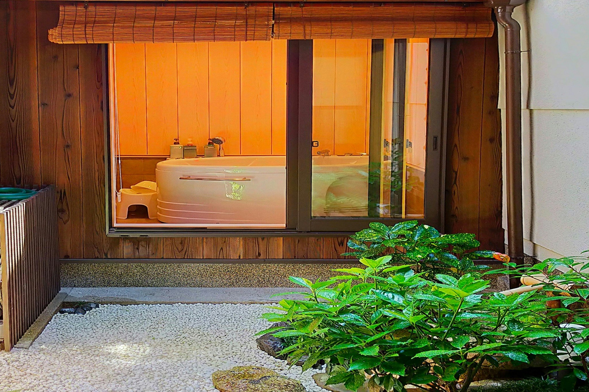 庭園ビューの浴室付き・伝統的な京町家