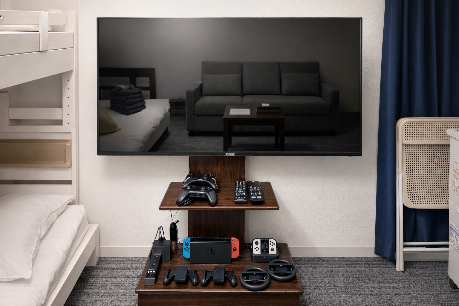 大塚駅まで徒歩5分。最大5名様まで宿泊可能な、静かな環境の非対面セルフチェックインのお部屋です。