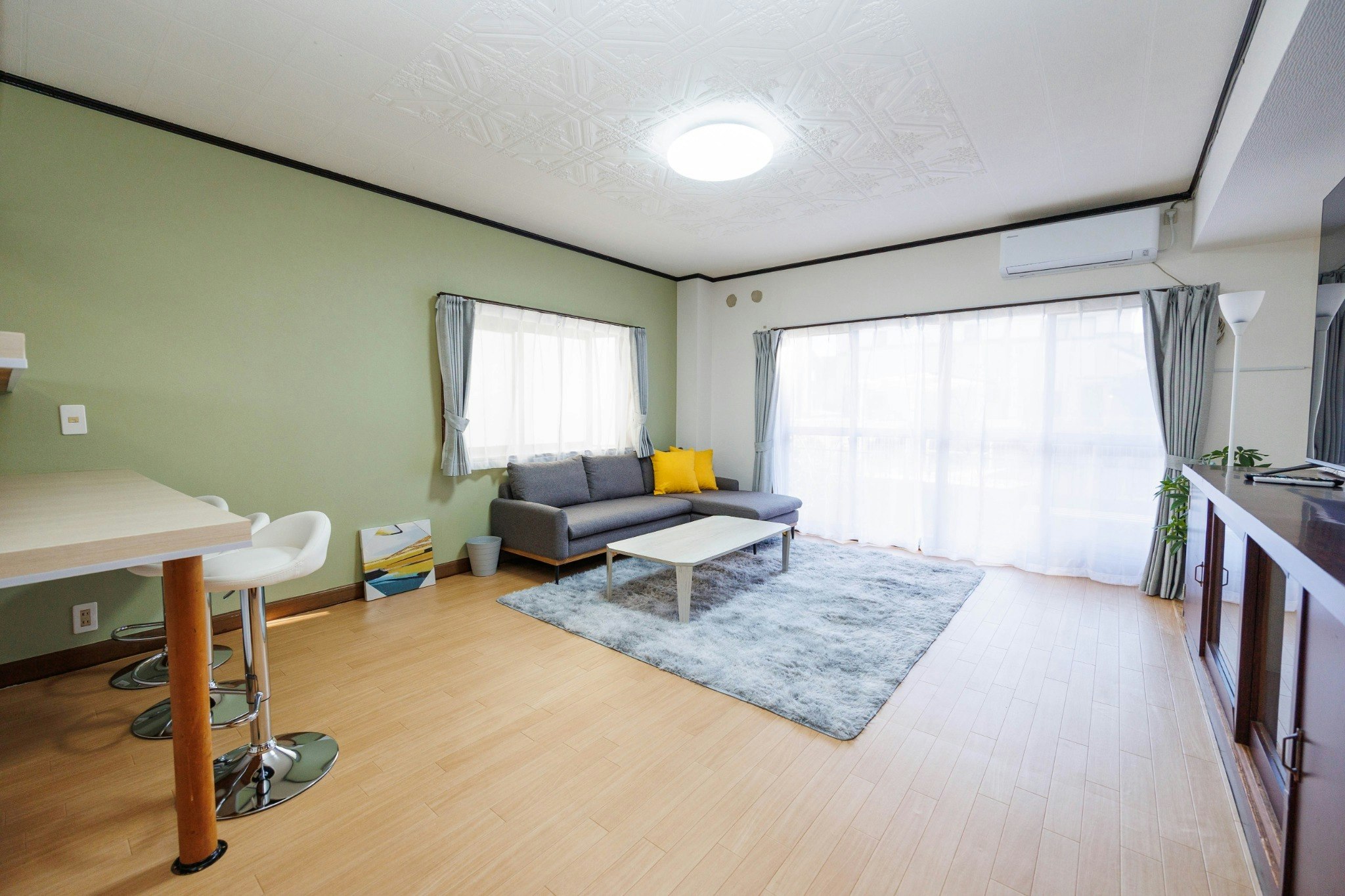 70m2広々!ファミリー・大人数向けの開放感あふれる快適空間