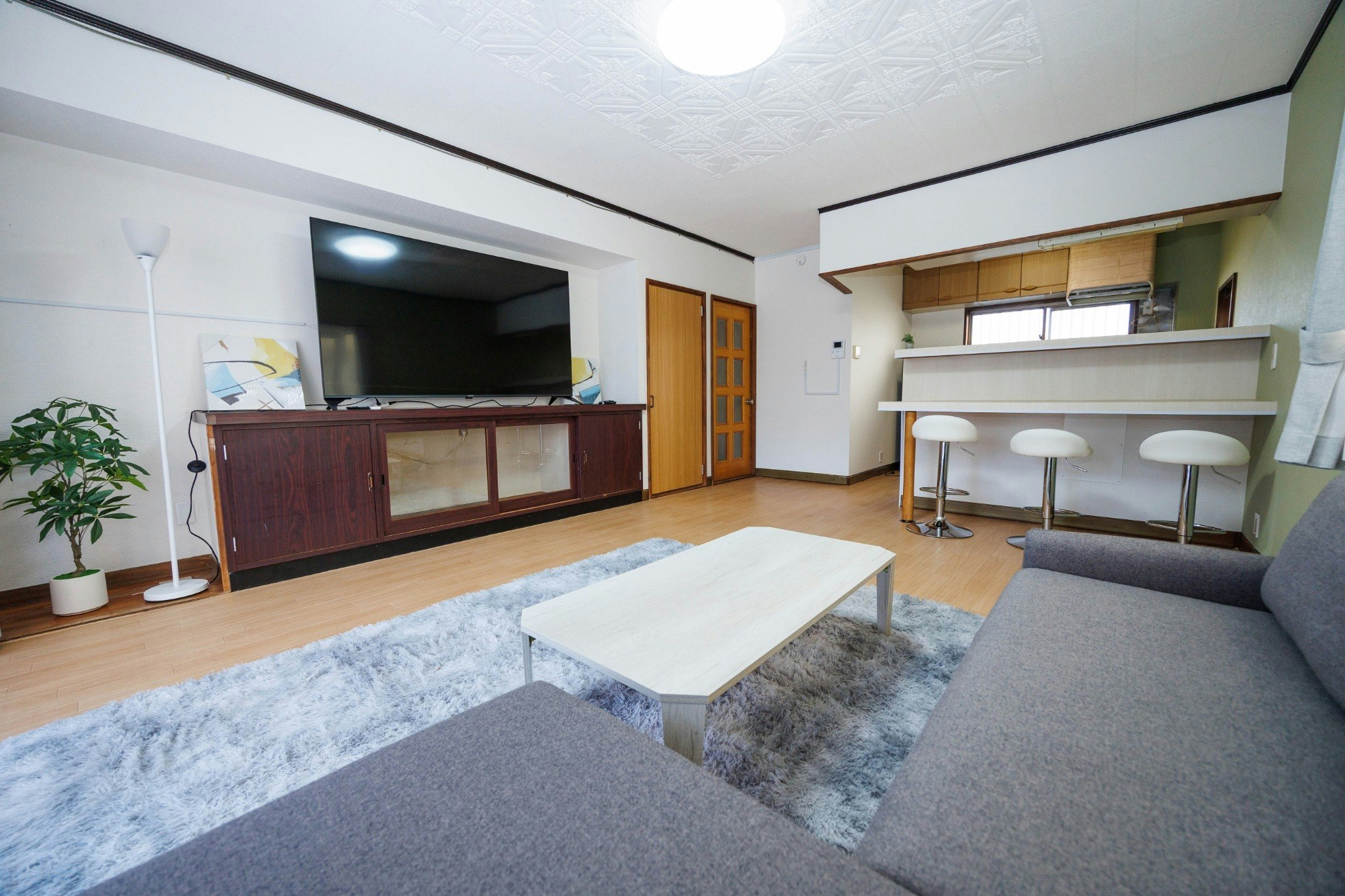 70m2広々!ファミリー・大人数向けの開放感あふれる快適空間